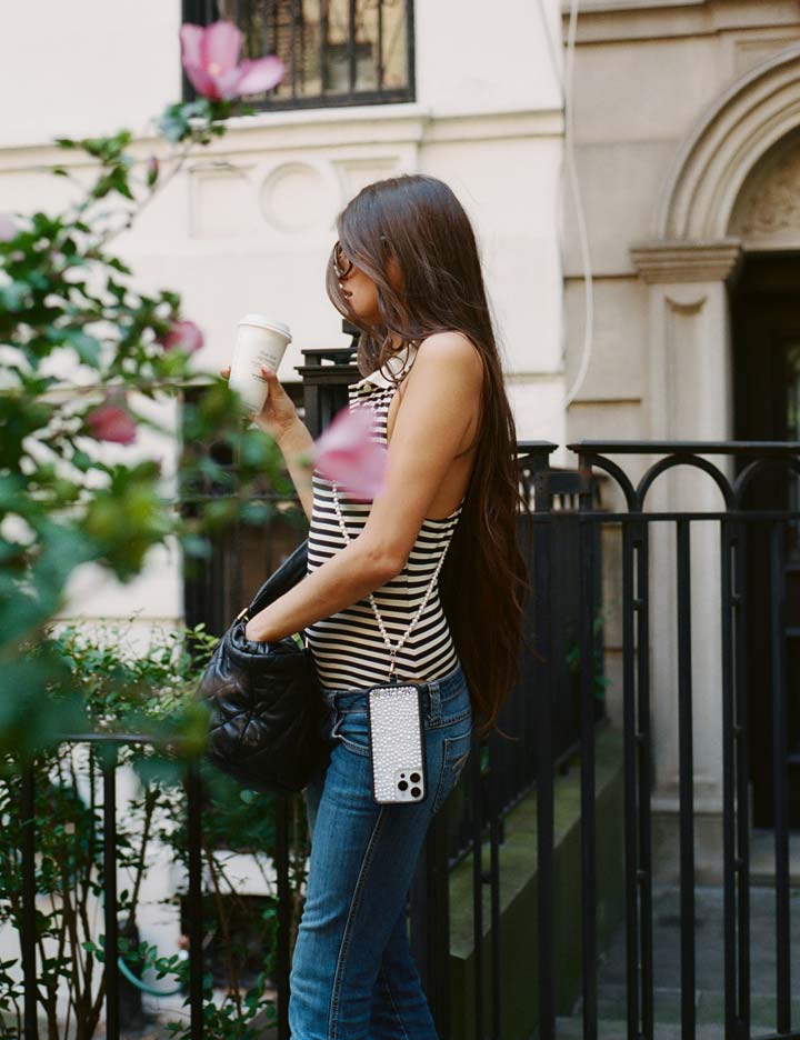 Pearl Crossbody | White