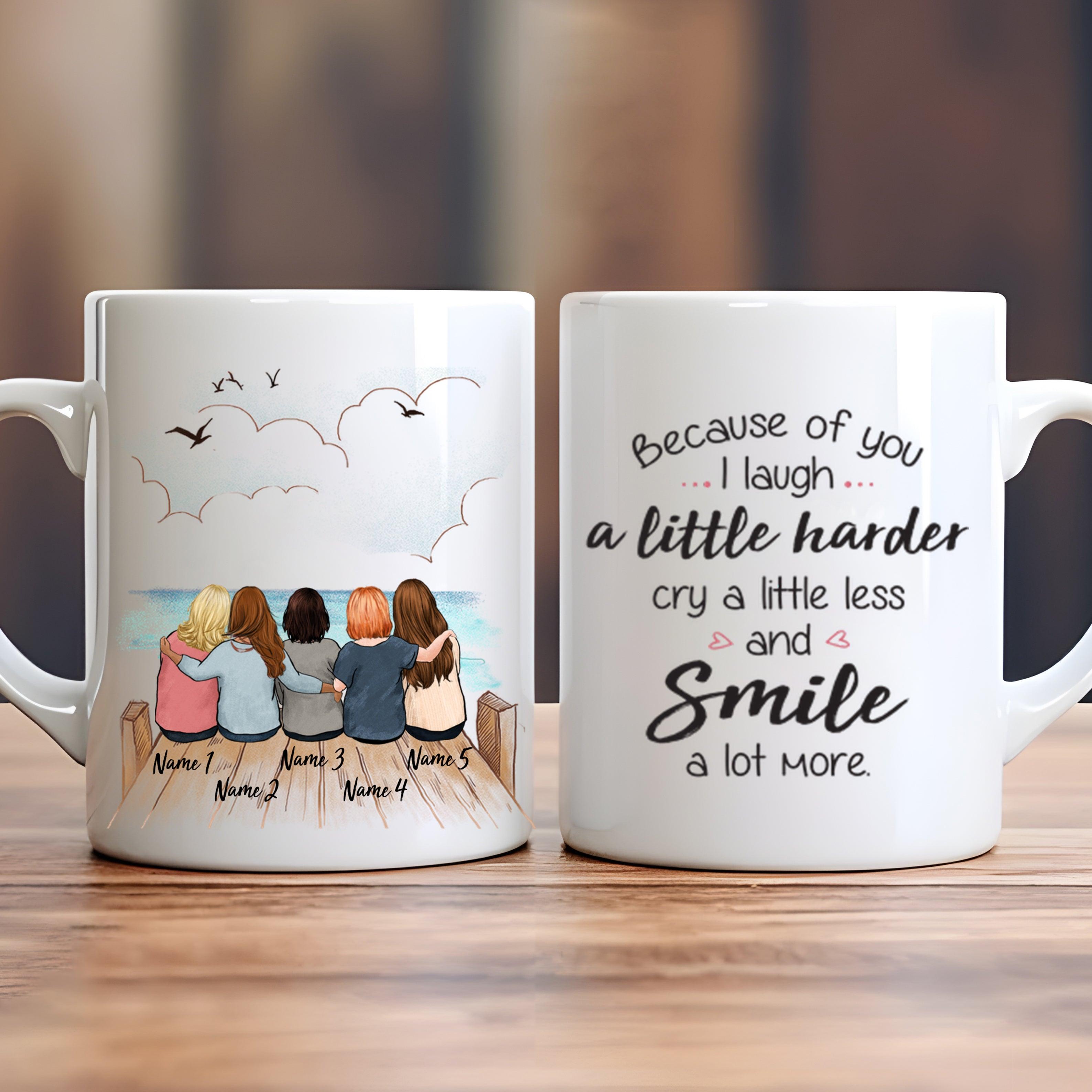 Custom Mug - Best Friend Forever - Personalized Gift For Her, Besties, Friends, Sisters, Best Friend | Birthday or any Occasions