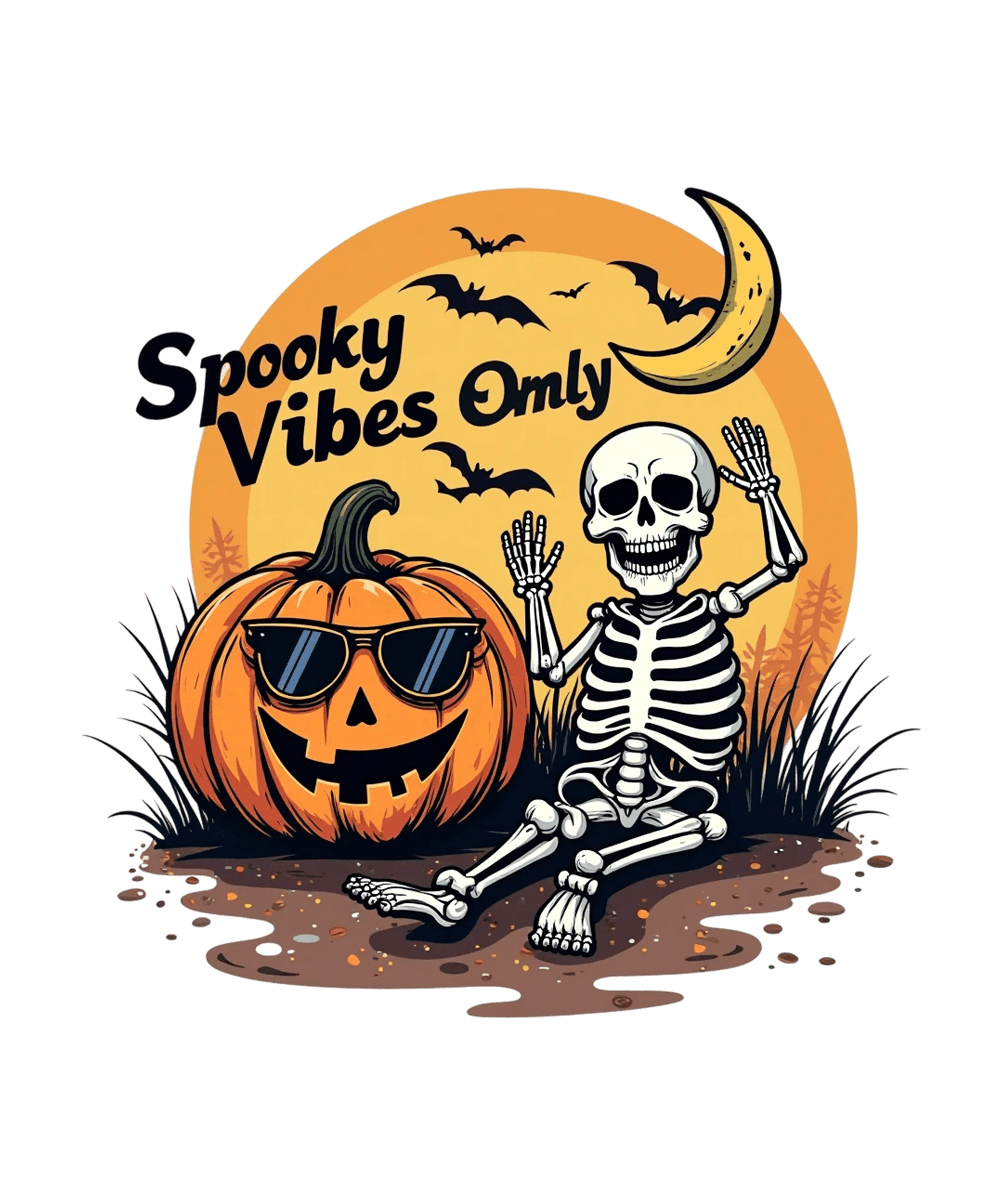 Ghoulishly Spooky Halloween Sign (Multiple Designs and Sizes Available)