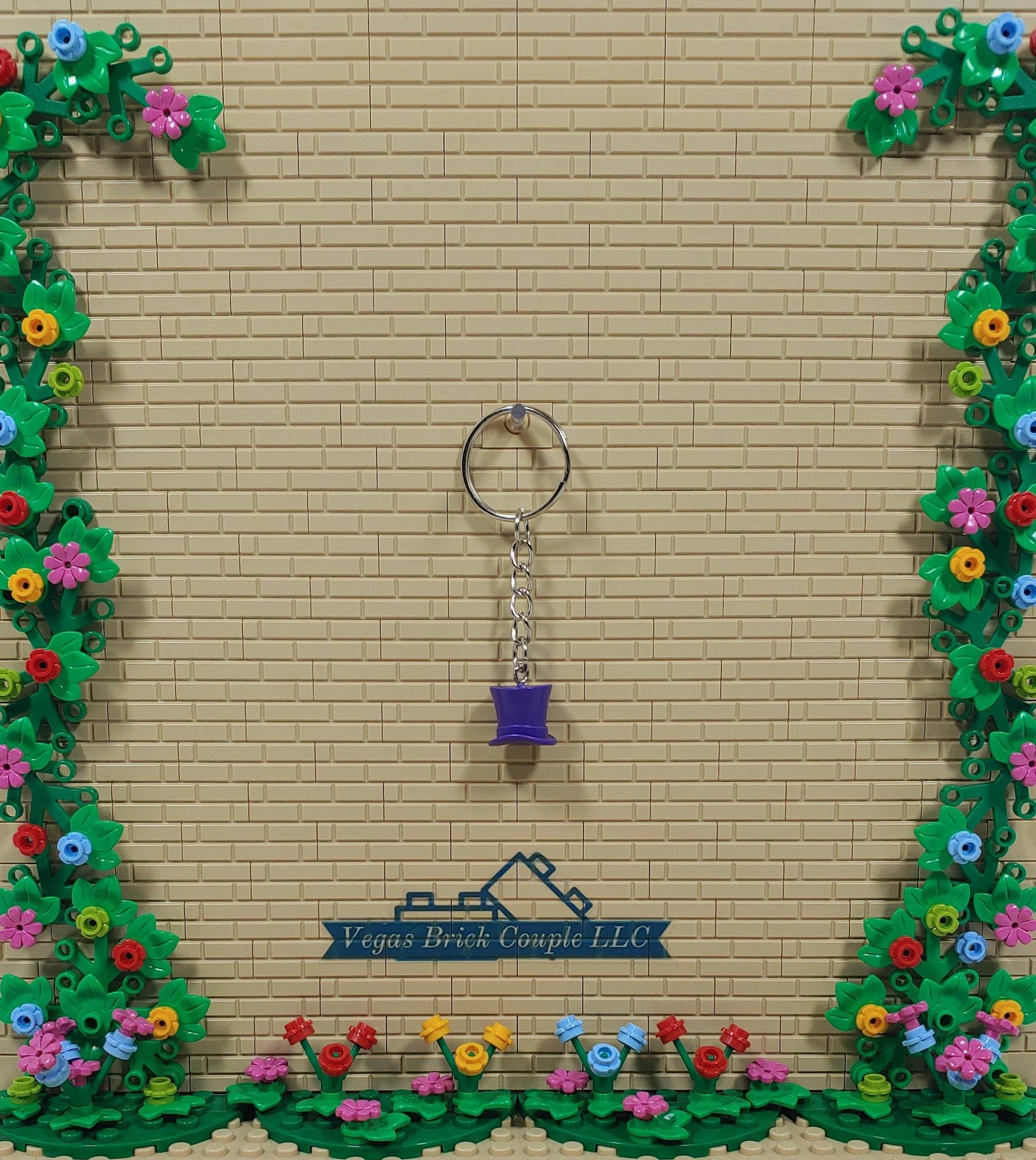 Lego® Purple Hat Key Chain