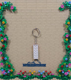 Lego® Plate Key Chain in Rainbow Colors