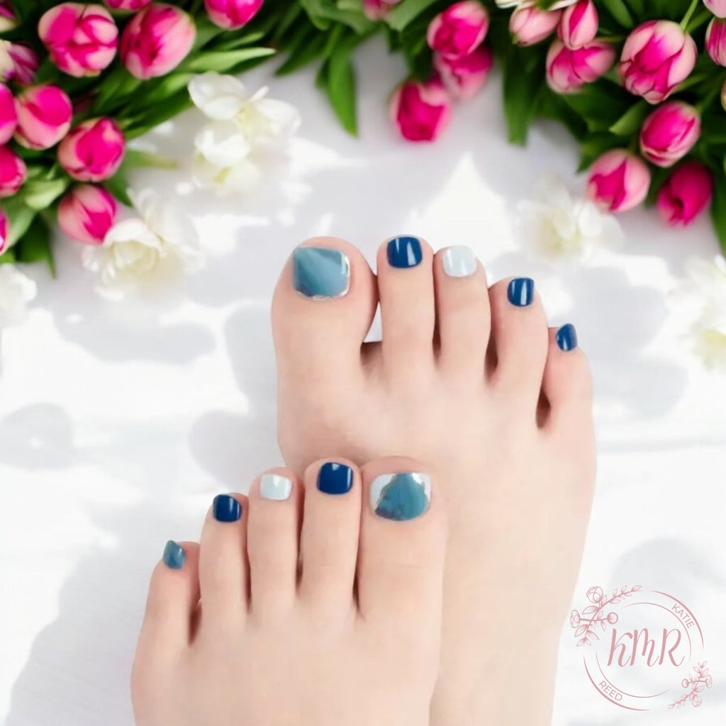 Coral Premier Gel Pedicure Wrap