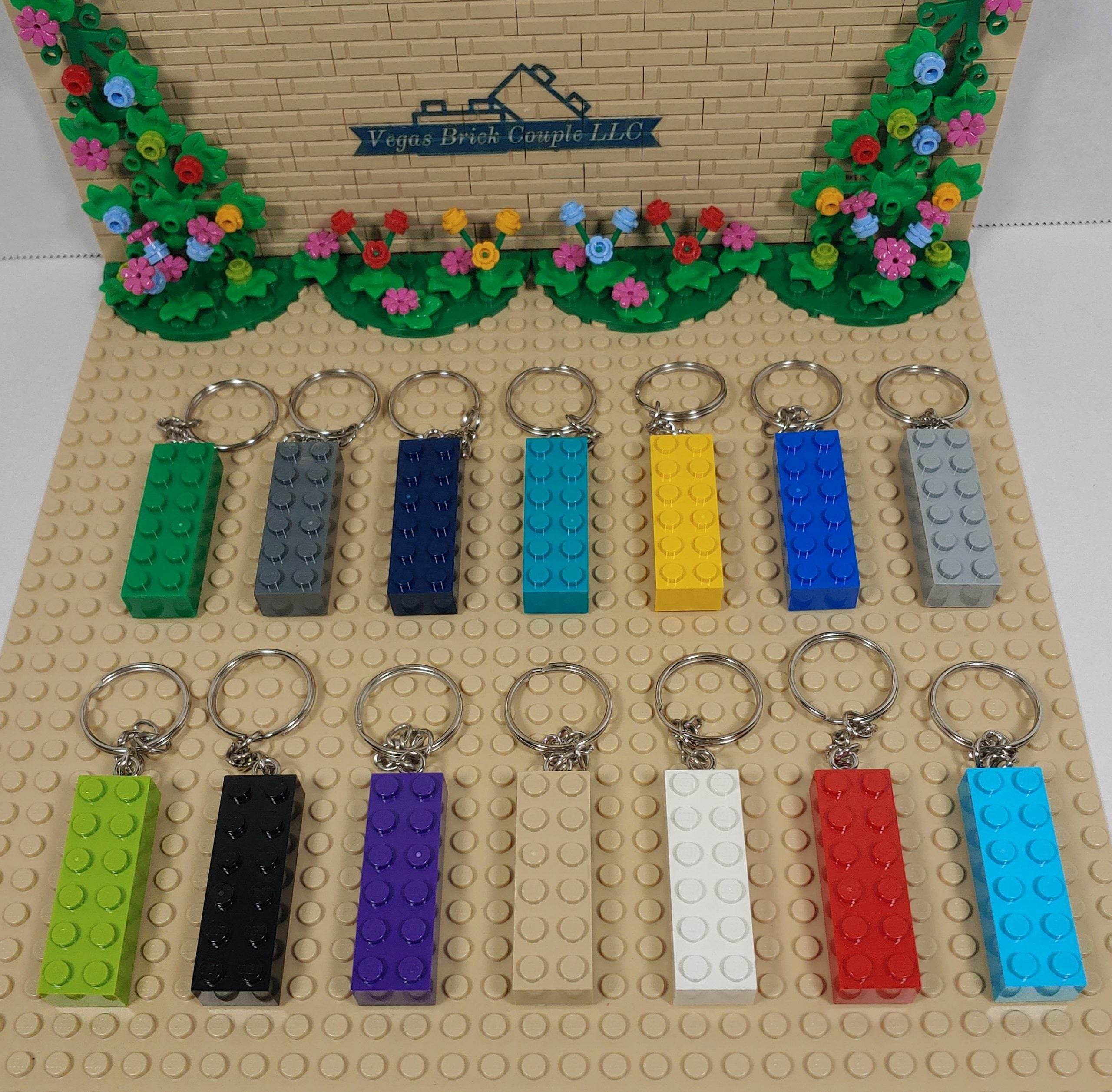 Lego® Brick 2x6 Keychains in Multiple Colors