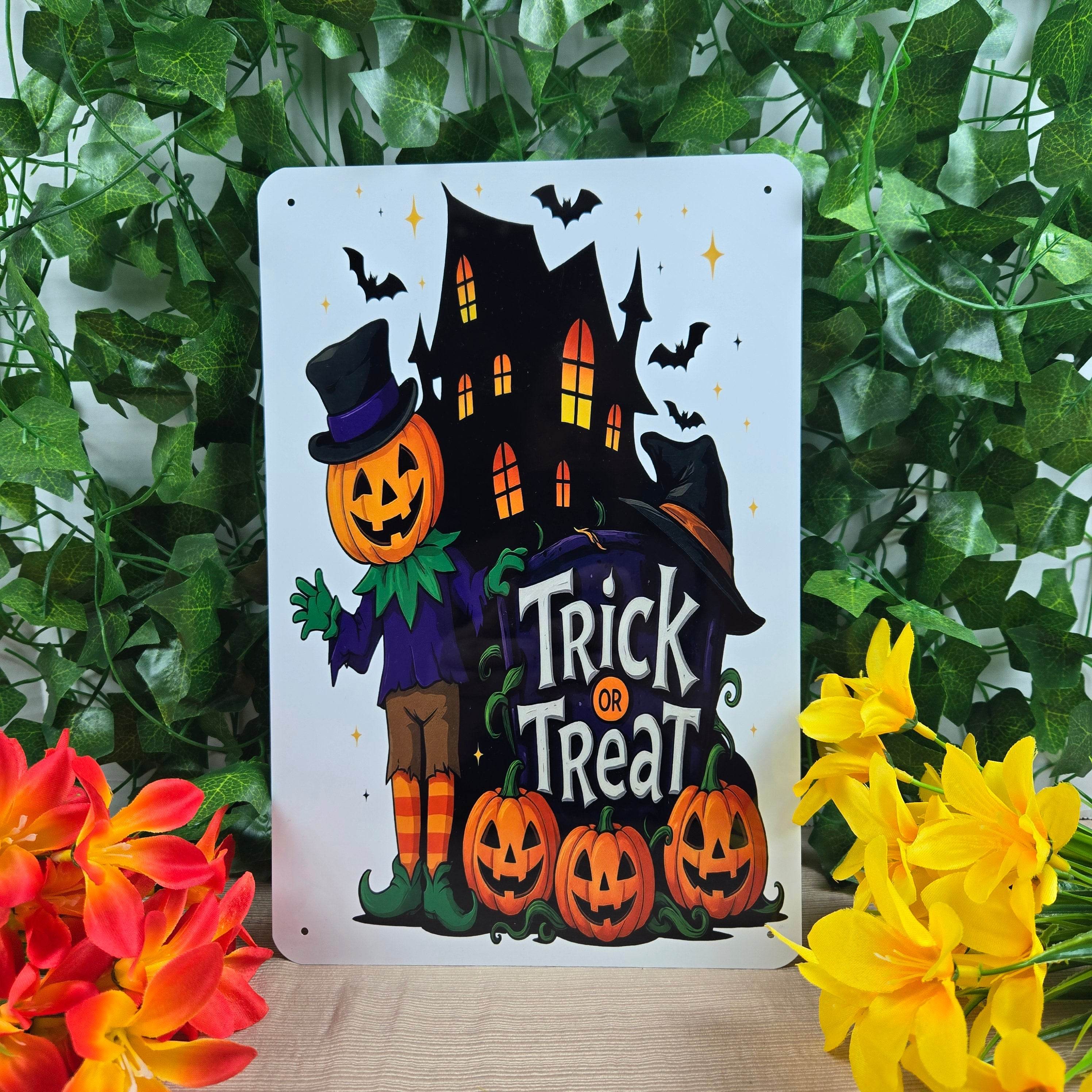 Cute and Spooky Halloween Signs (Multiple Designs and Sizes Available)