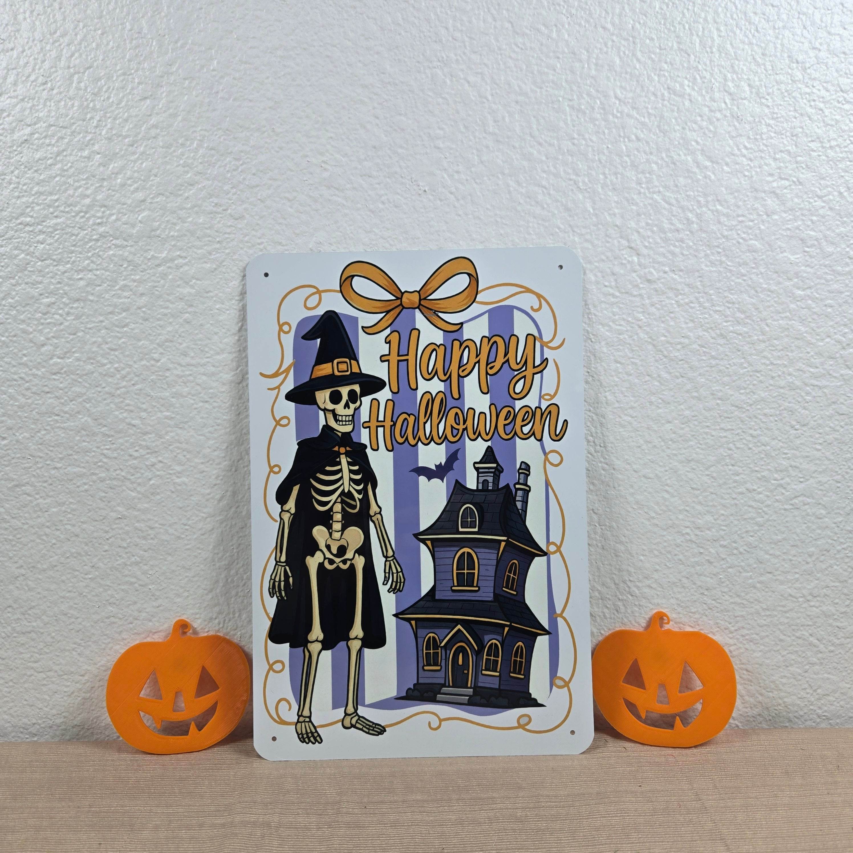 Halloween Signs Cute and Spooky (Multiple Designs and Sizes Available)