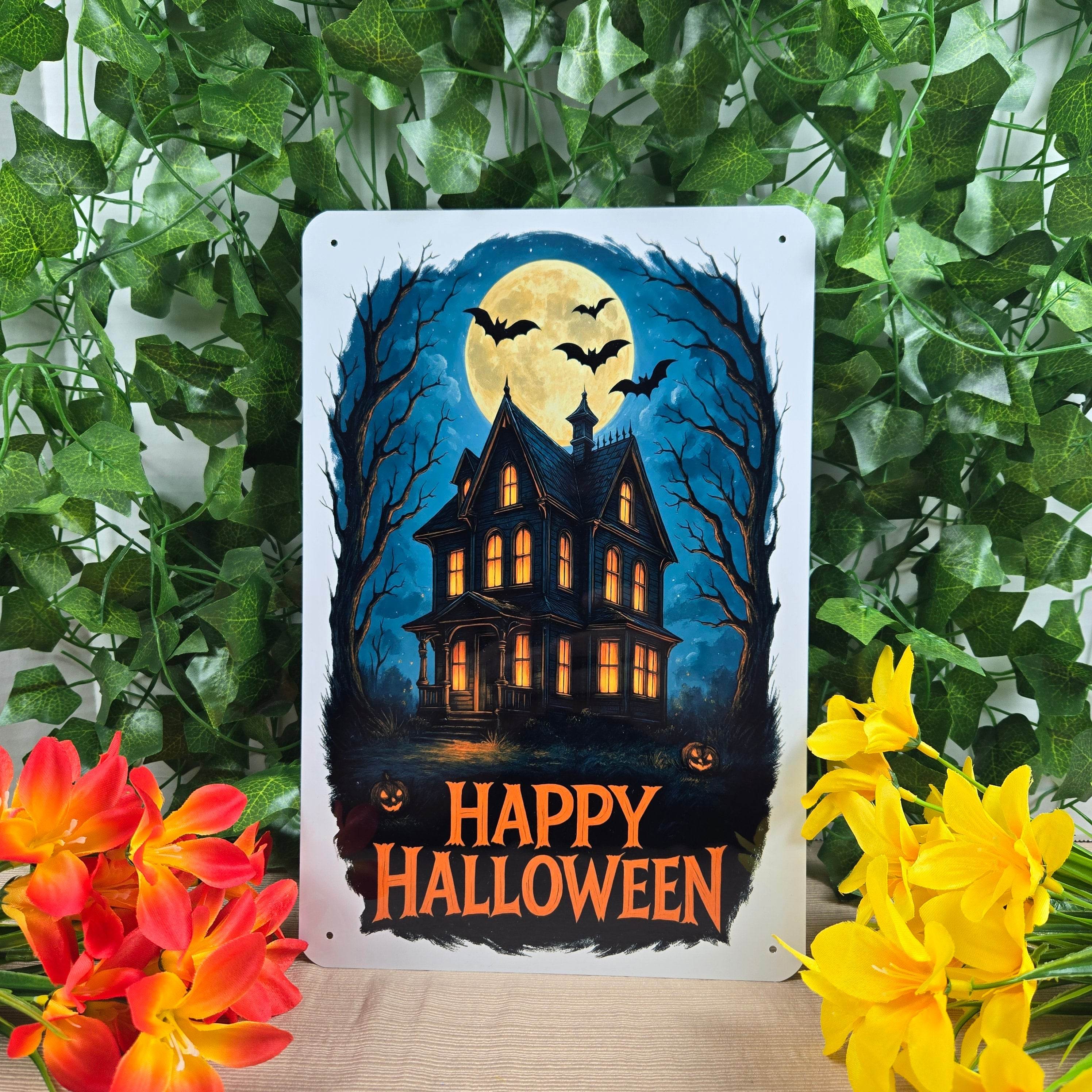 Halloween Sign Spooky and Cute (Multiple Designs and Sizes Available)
