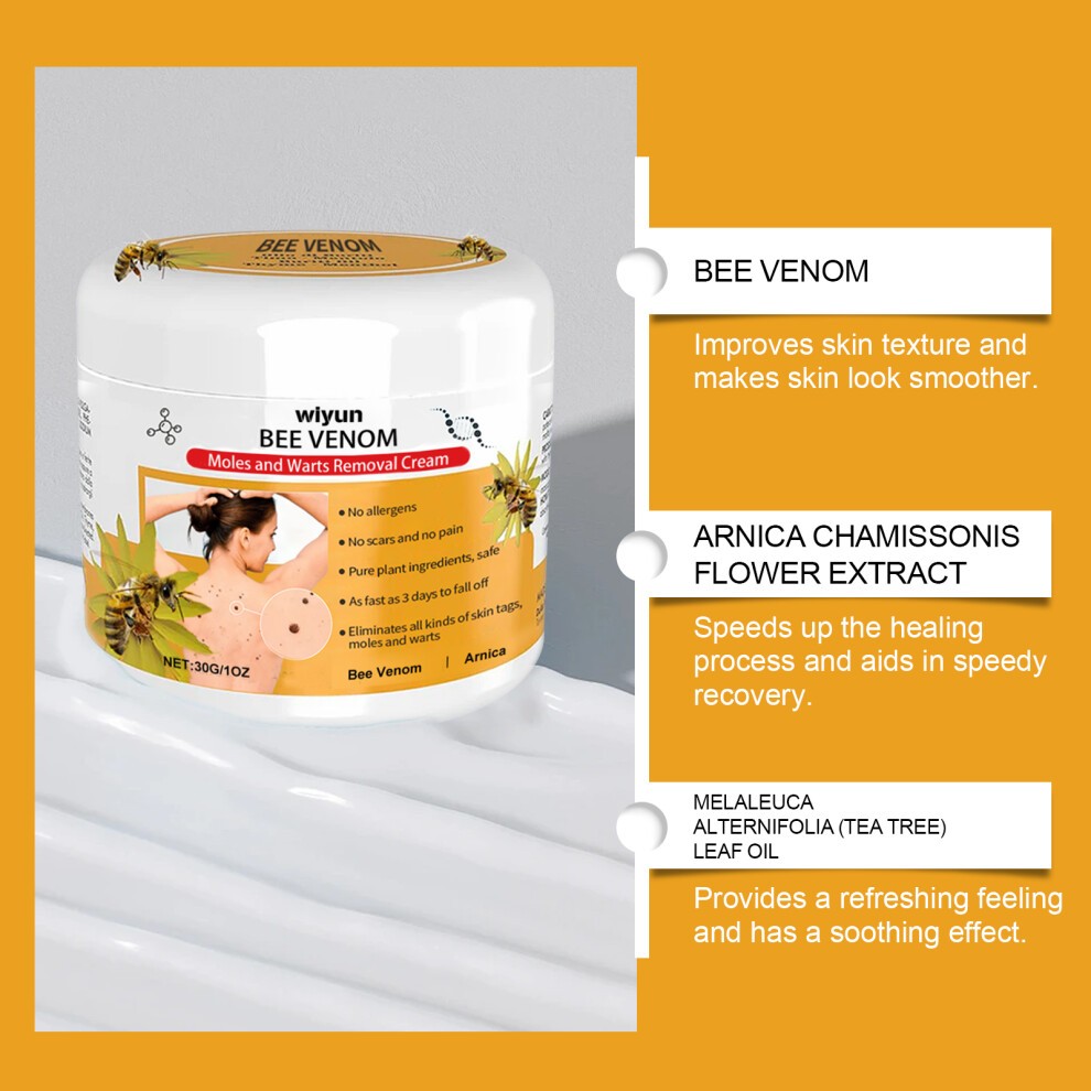 BEE VENOM Moles and Warts Treatment Cream