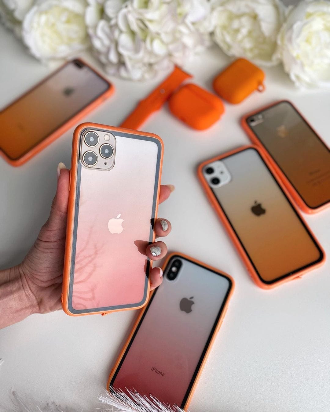 Transparent Gradient iPhone Case