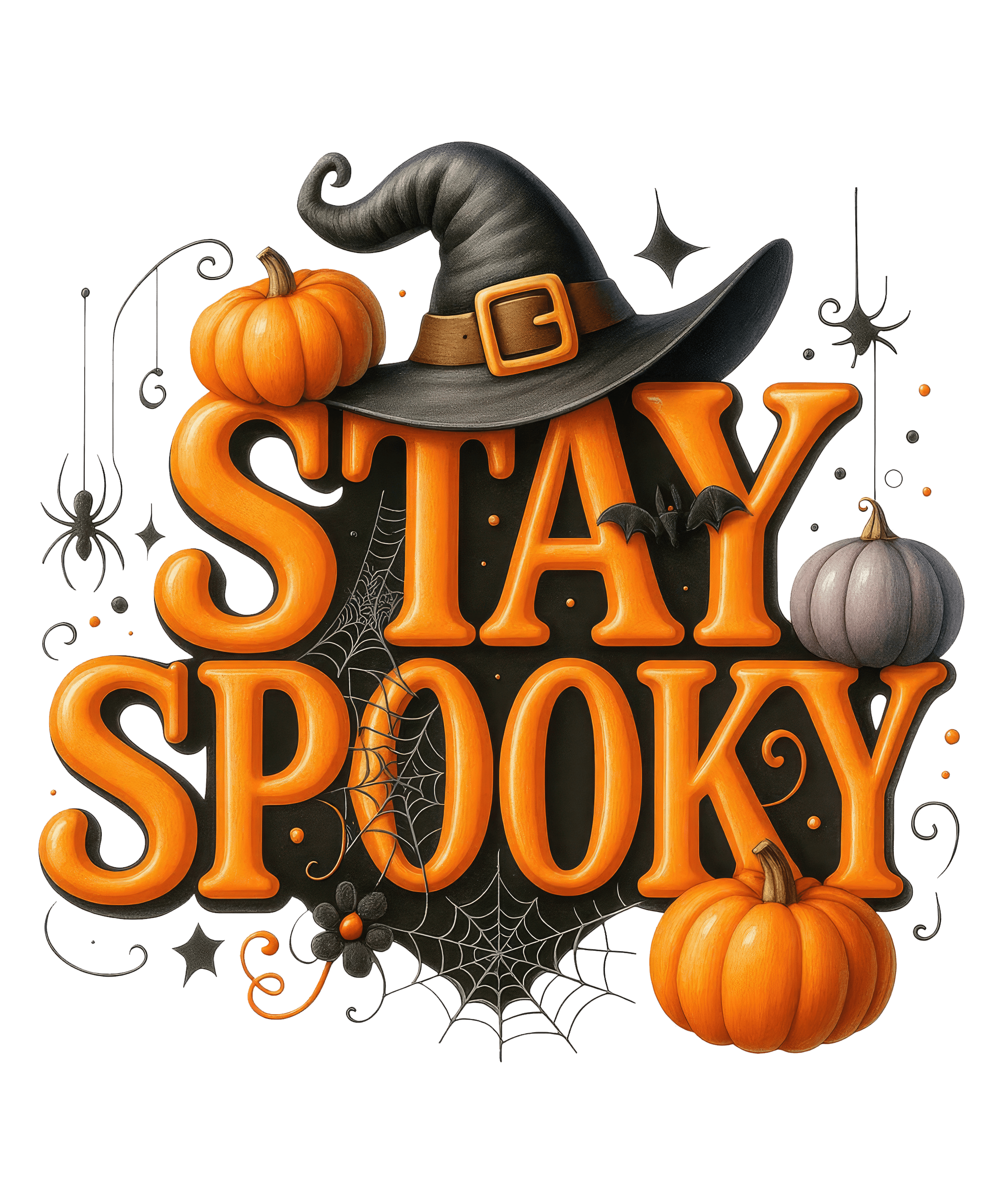 Spooky and Cute Halloween Sign (Multiple Designs and Sizes Available)