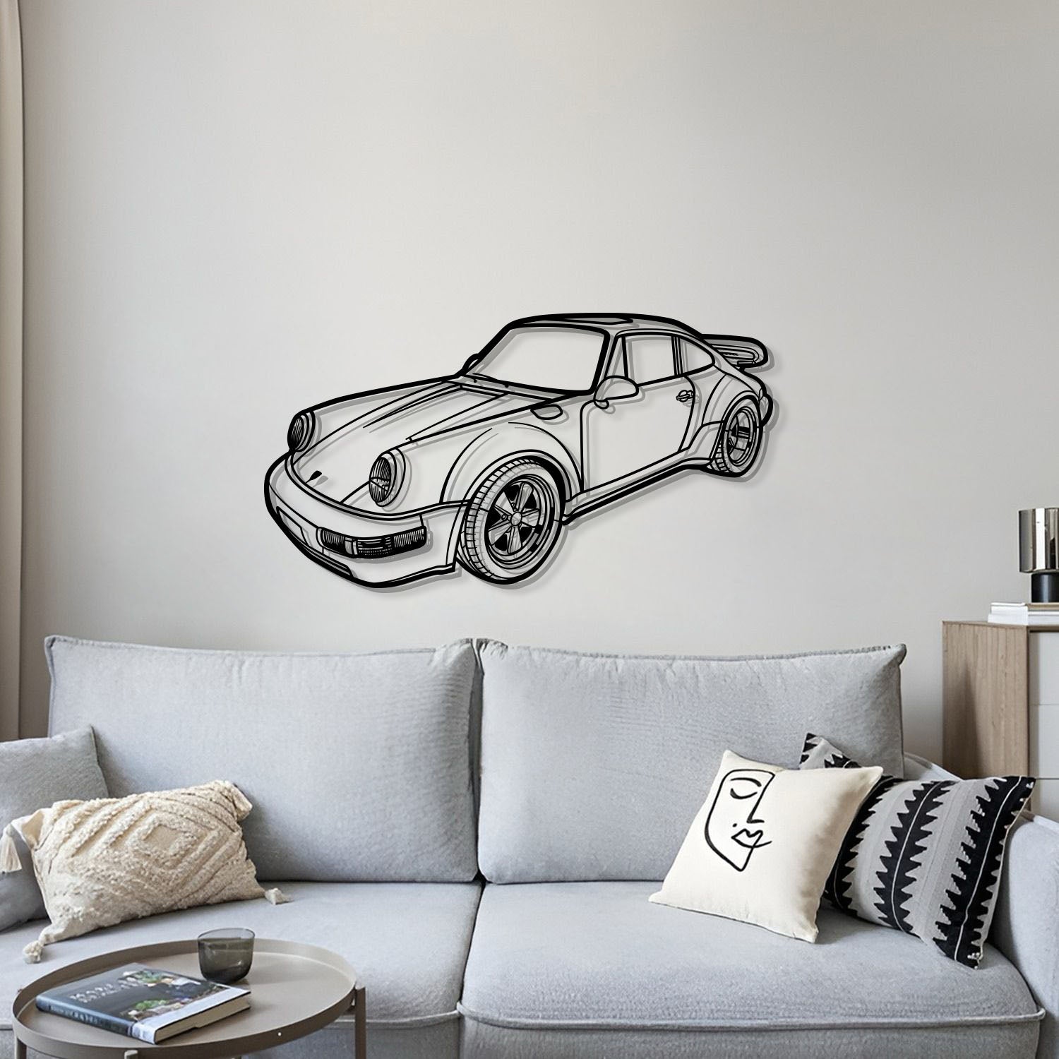 1978 911 SC Perspective Metal Car Wall Art - MT1287