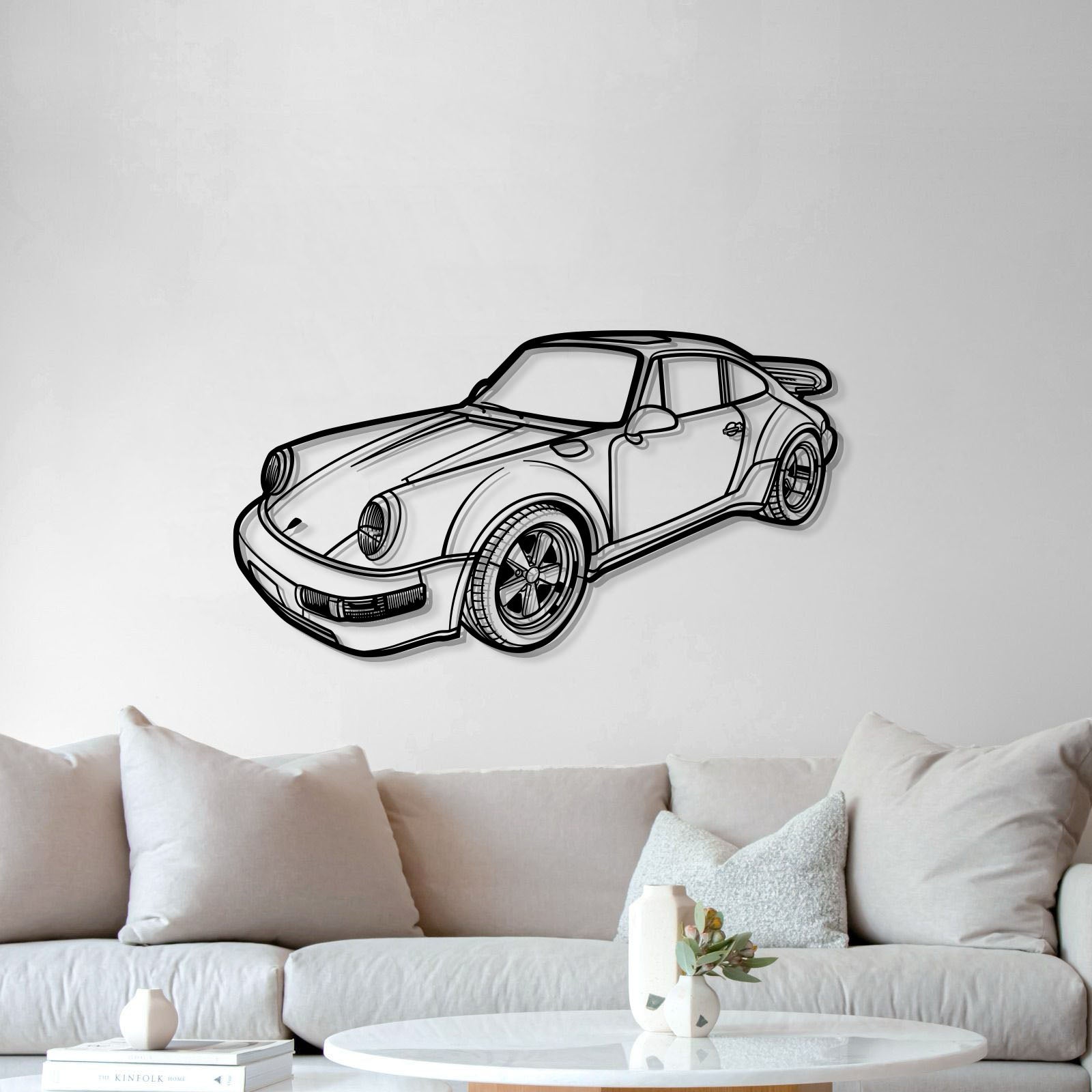 1978 911 SC Perspective Metal Car Wall Art - MT1287
