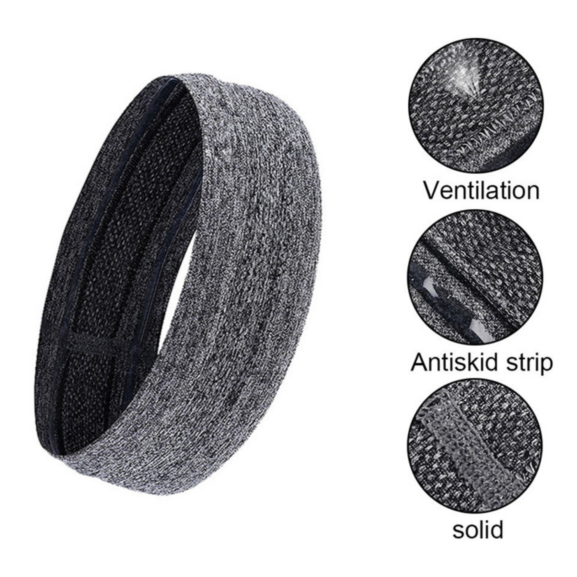 JupiterGear Sport and Fitness Sweat Wicking Fitness Headband  for Yoga, Running and Exercise