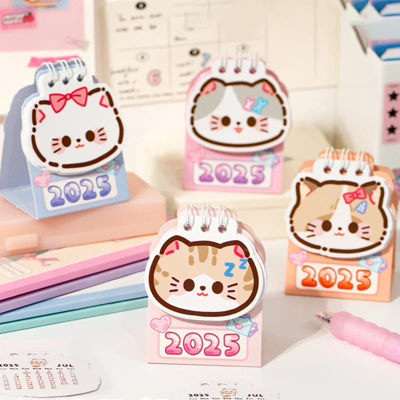 Cute Cat Mini Desk Calendars