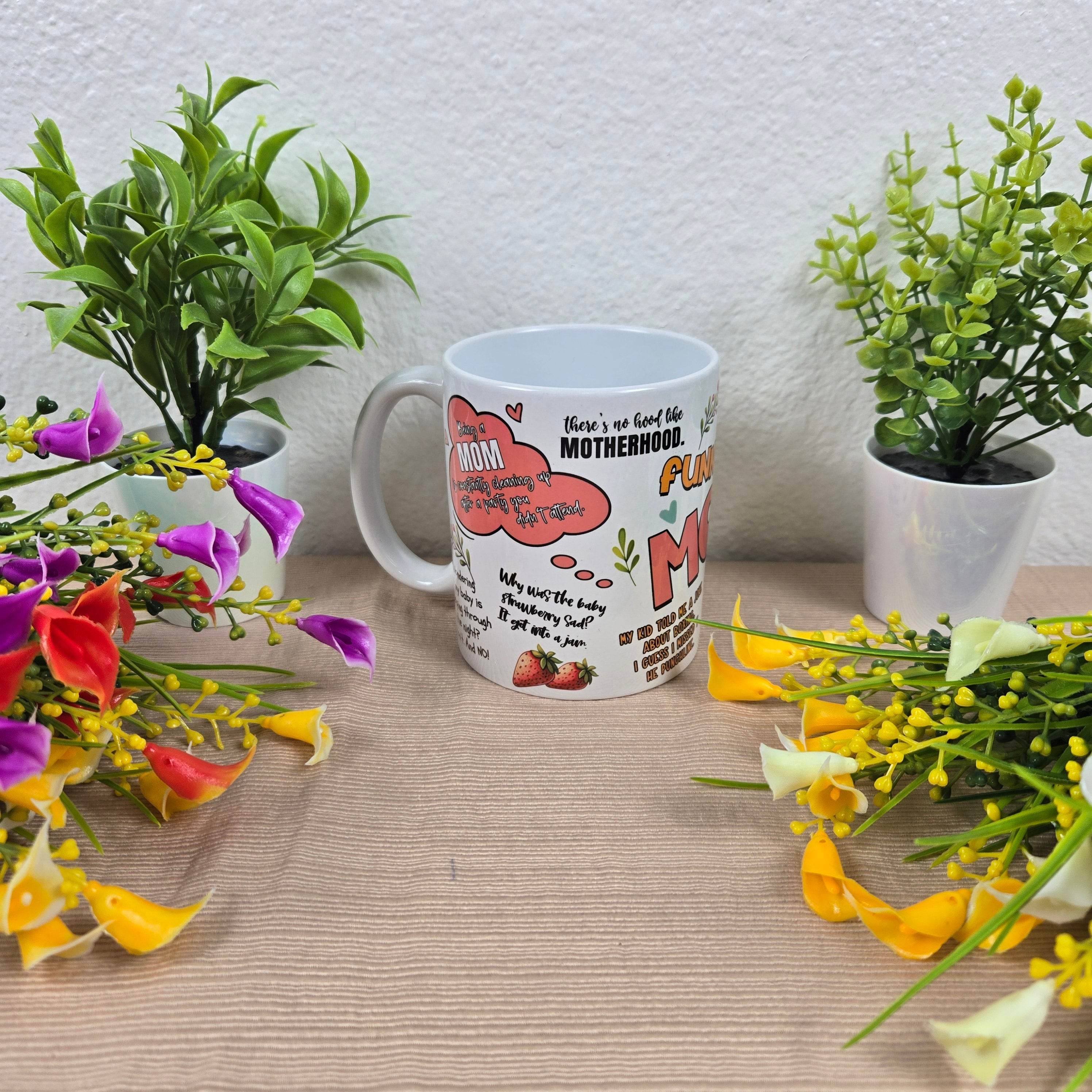 Funny Sarcastic Mom Jokes Mug