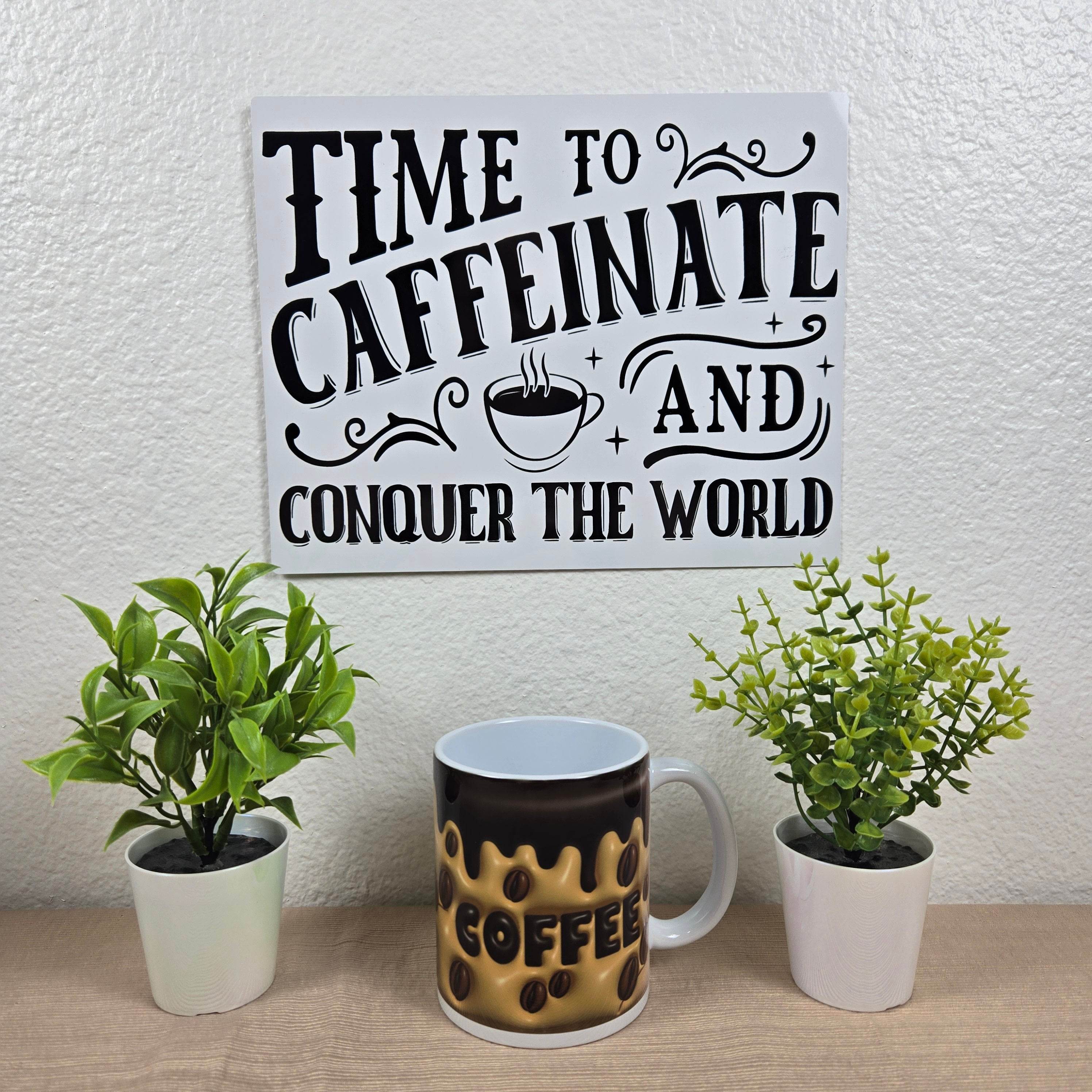 Inflated Coffee with Coffee Beans Mug