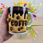 Inflated Coffee with Coffee Beans Mug