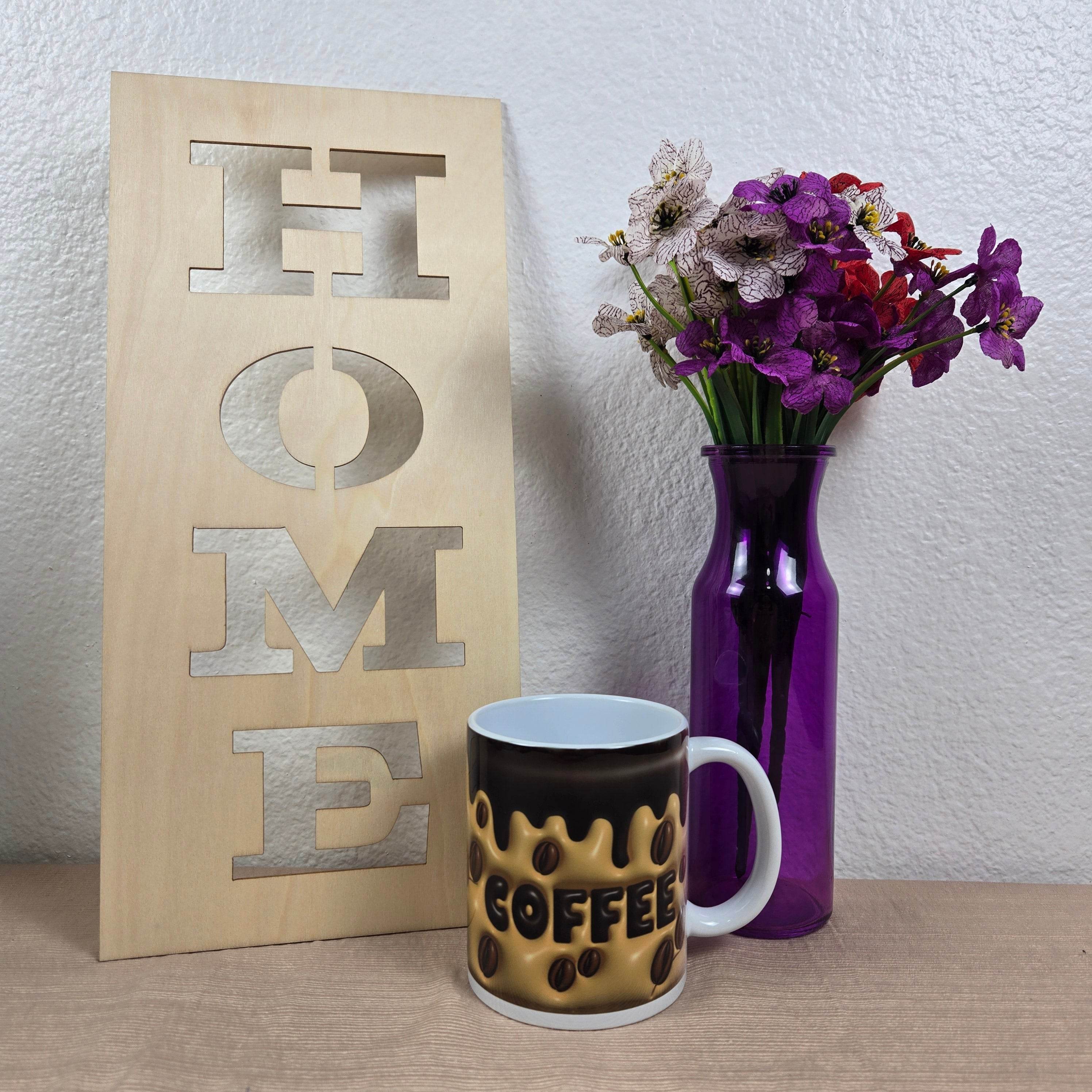 Inflated Coffee with Coffee Beans Mug