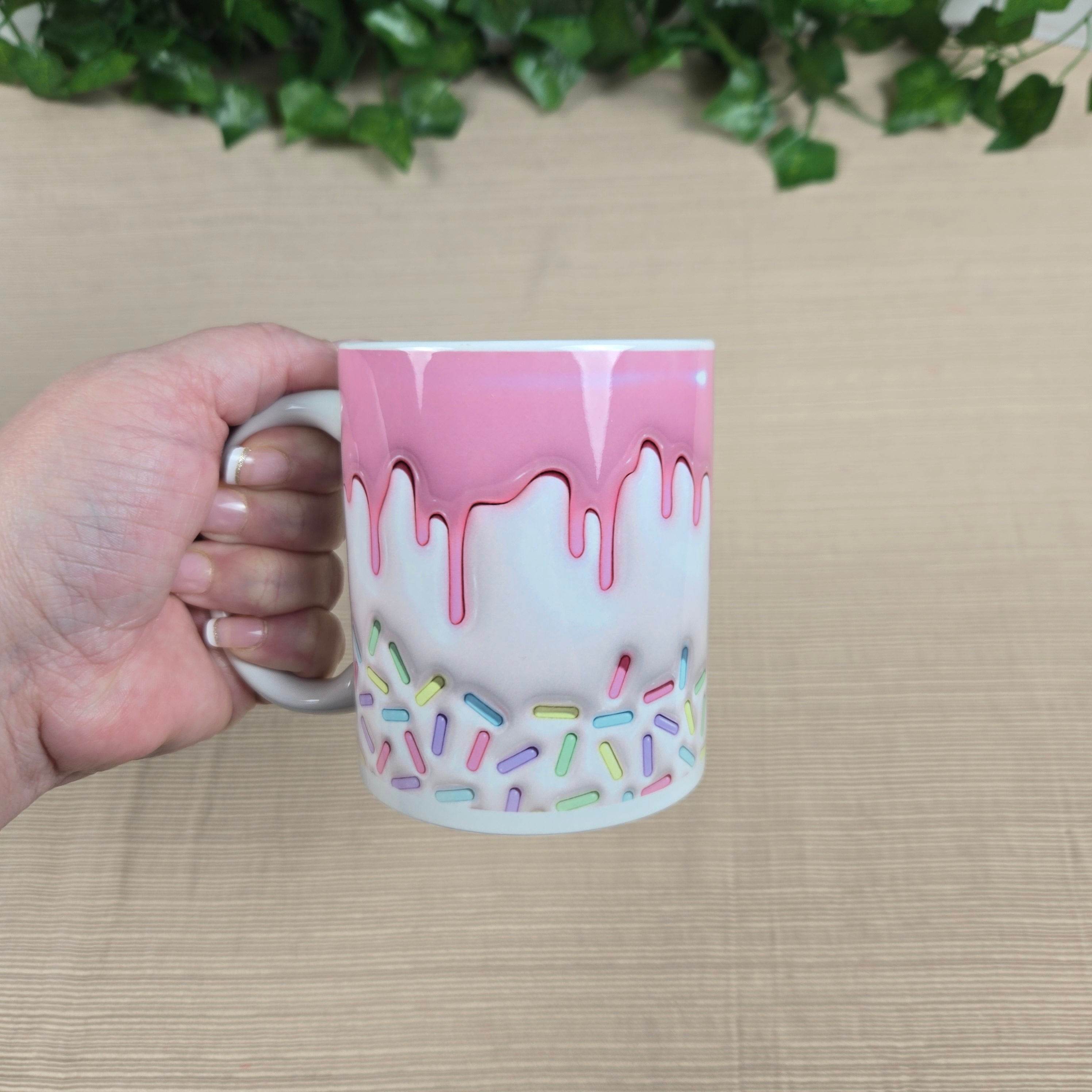 Inflated Icing and Sprinkles Coffee Mug