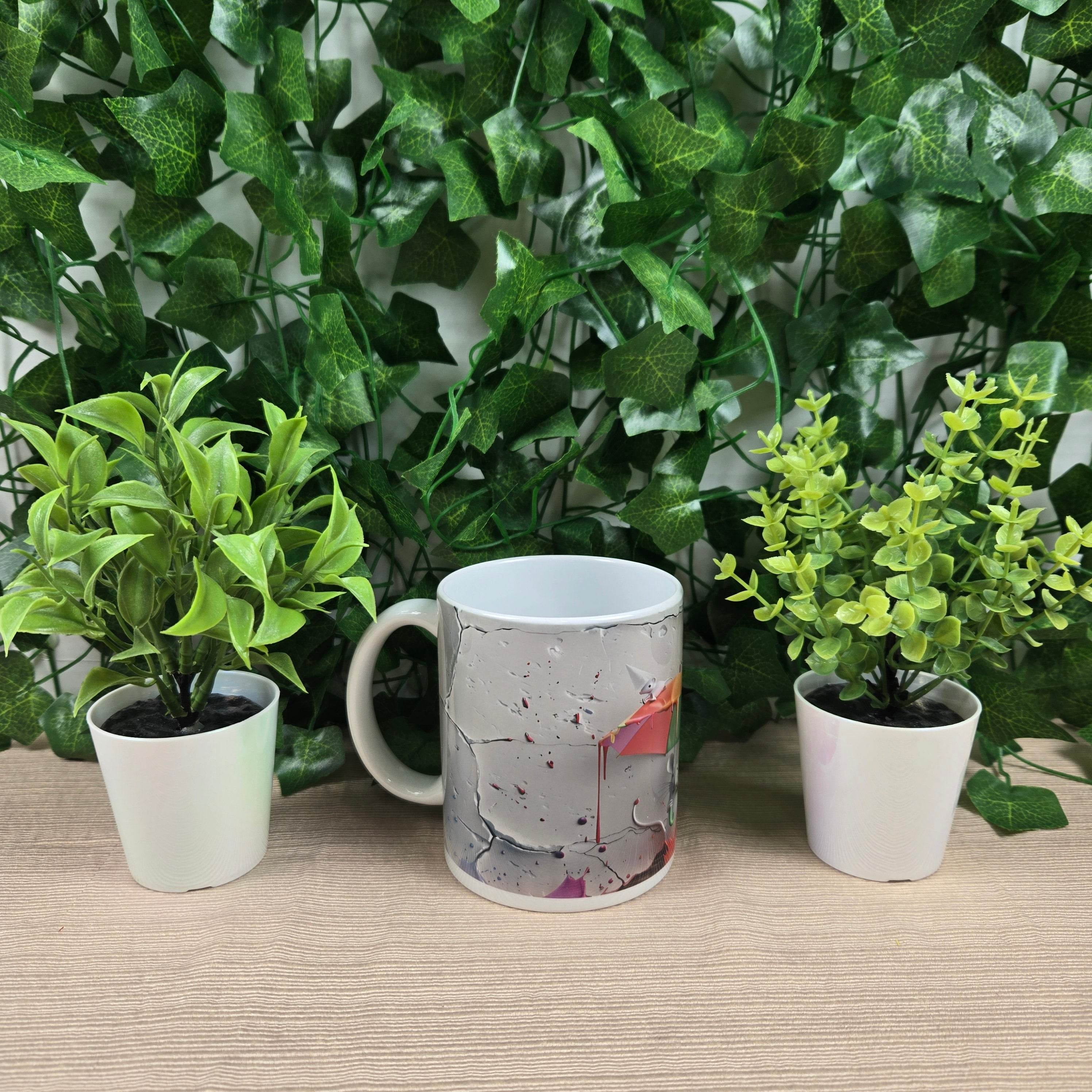 Mouse with Umbrella Coffee Mug