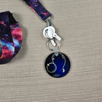 Zodiac Stars Constellation Round Key Chain (Multiple Designs Available)