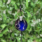 Zodiac Stars Constellation Round Key Chain (Multiple Designs Available)
