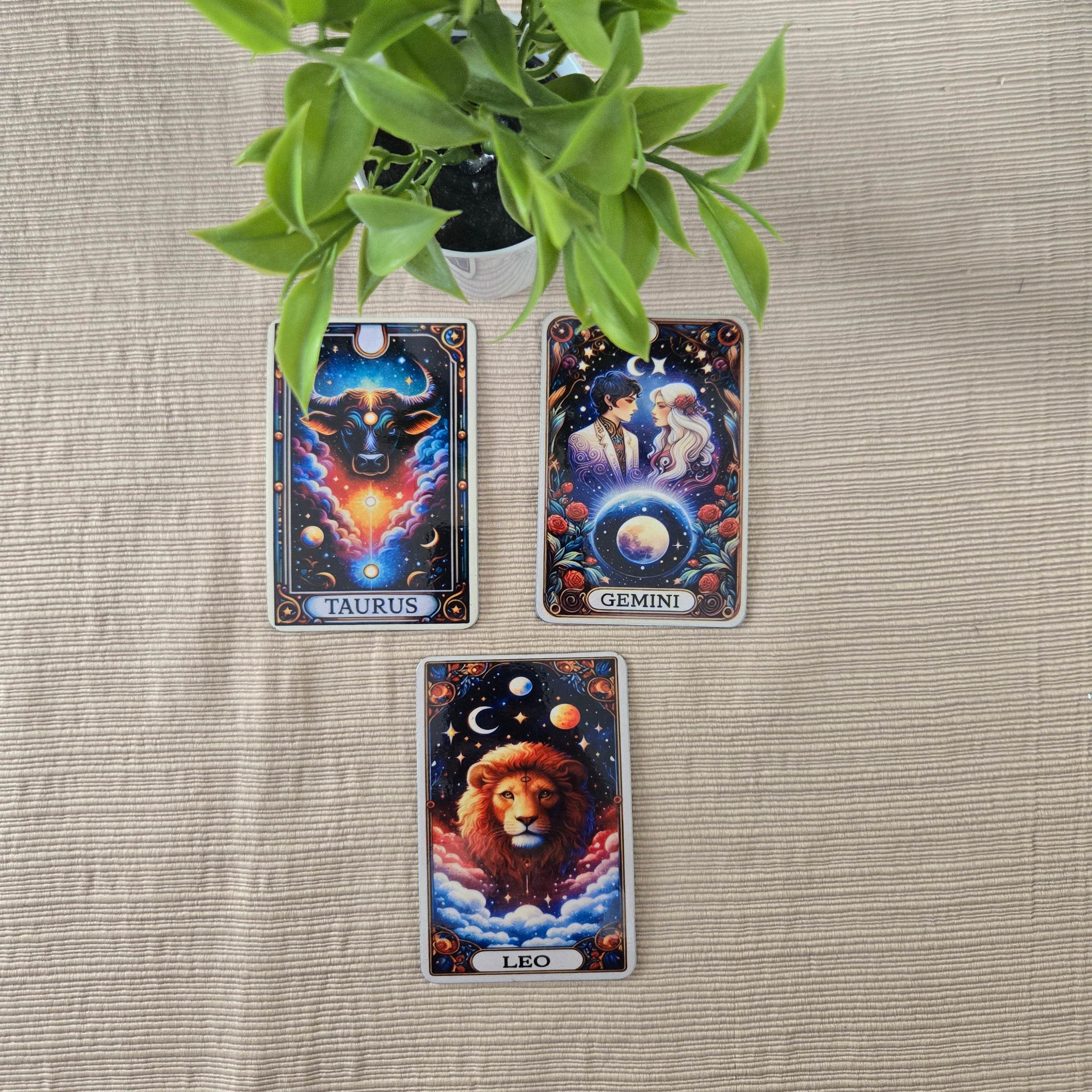 Tarot Zodiac Refrigerator Magnet (Multiple Designs Available)