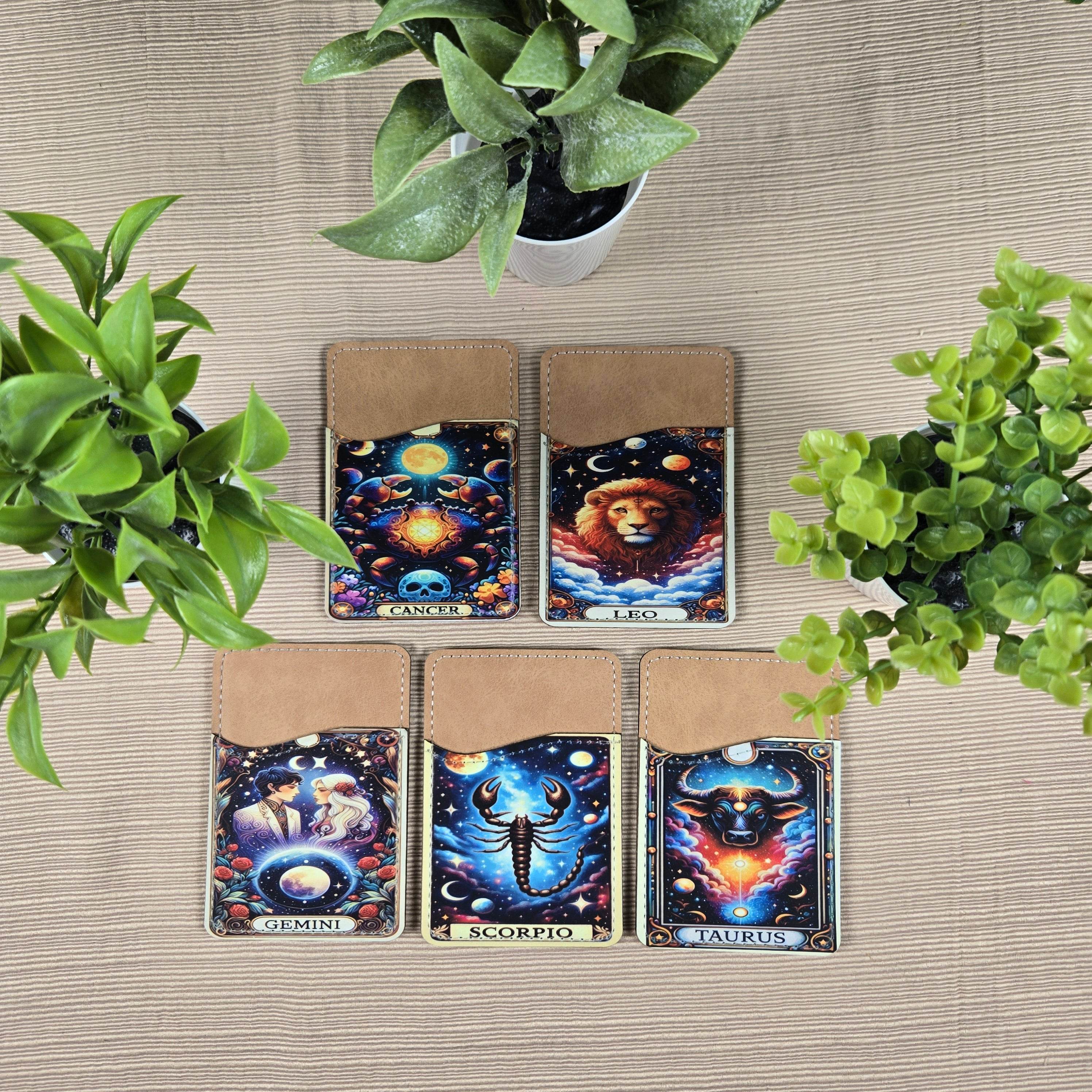 Tarot Zodiac Cell Phone Wallet (Multiple designs available)