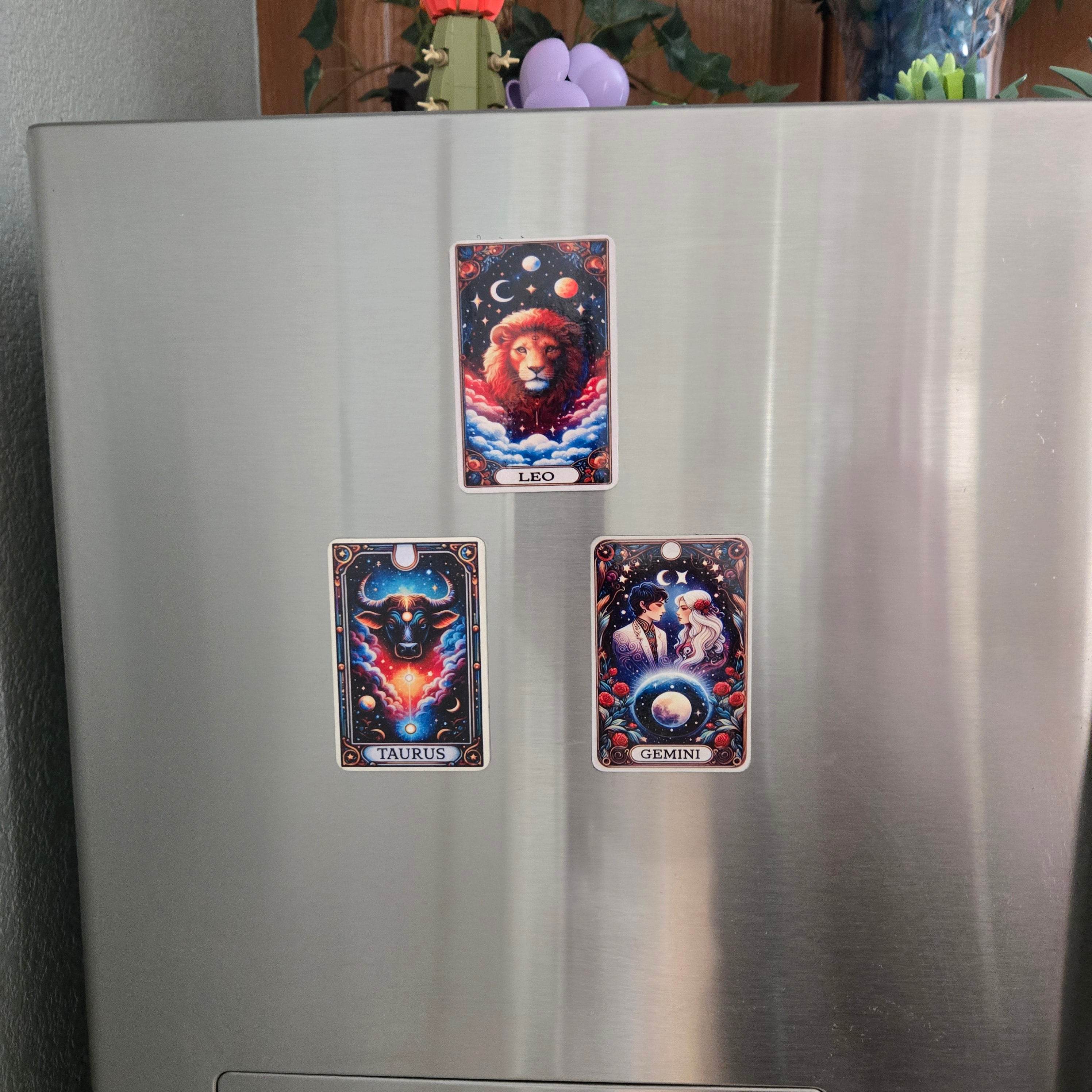 Tarot Zodiac Refrigerator Magnet (Multiple Designs Available)
