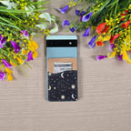 Zodiac Stars, Sun and Moon Cell Phone Wallet (Multiple designs available)
