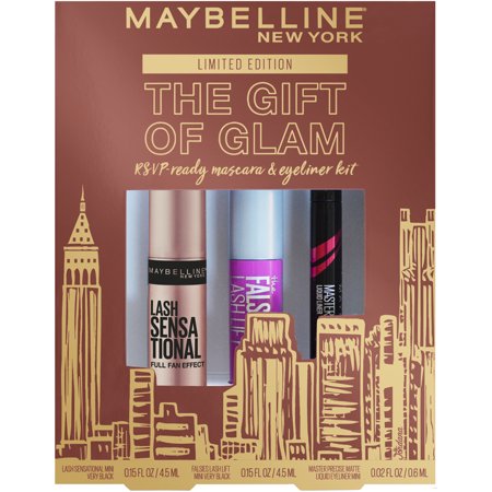 Mini Mascara and Eyeliner Makeup Set - 3 Count