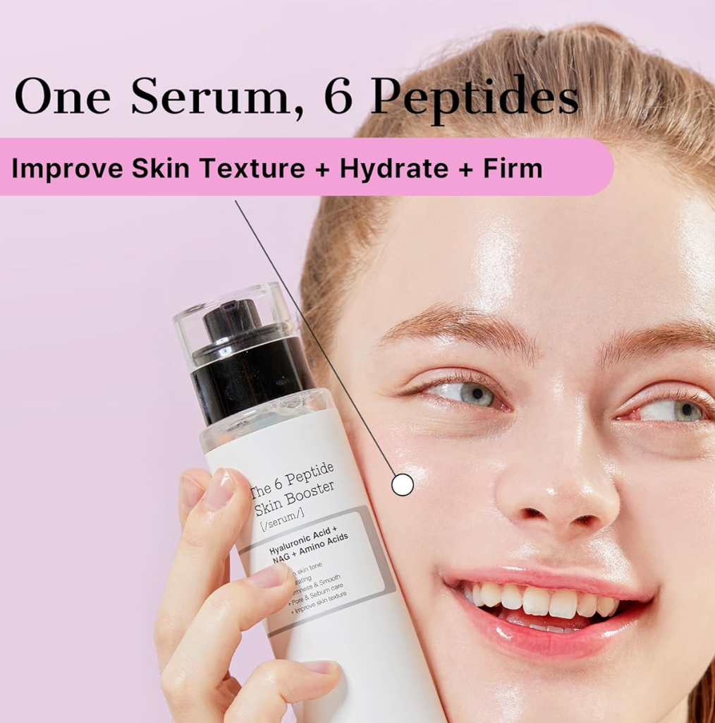 The 6 Peptide Skin Booster Serum Anti-Aging & Hydrating