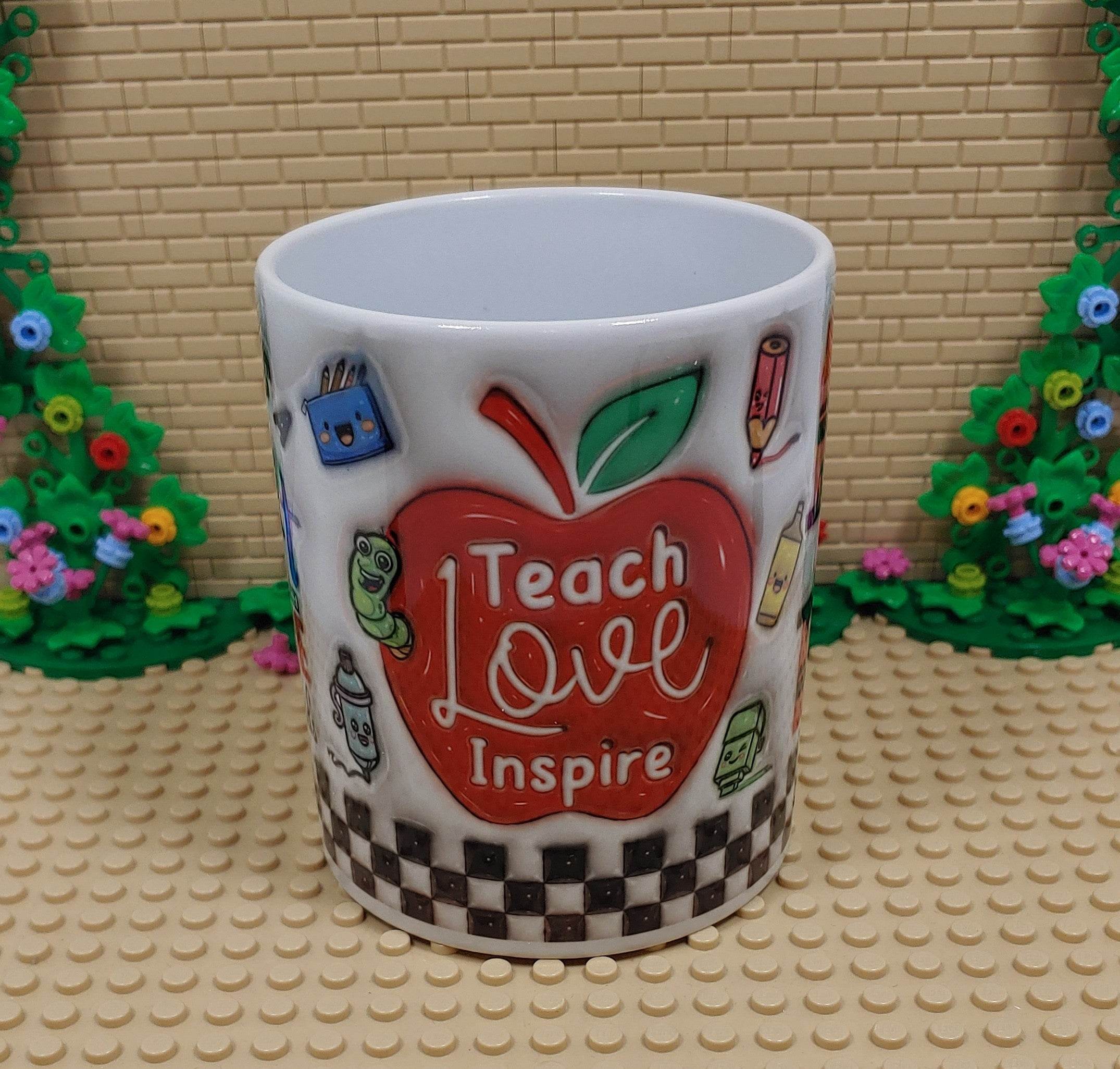 Inflated Teacher Themed Coffee Mug