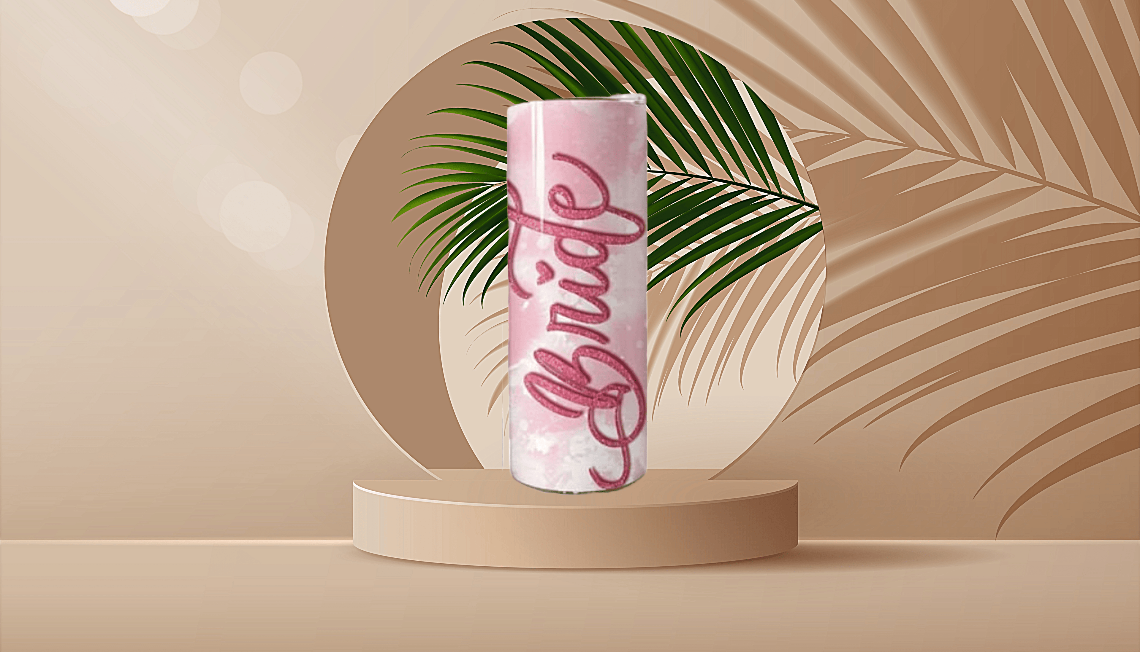 Bride Floral Tumbler