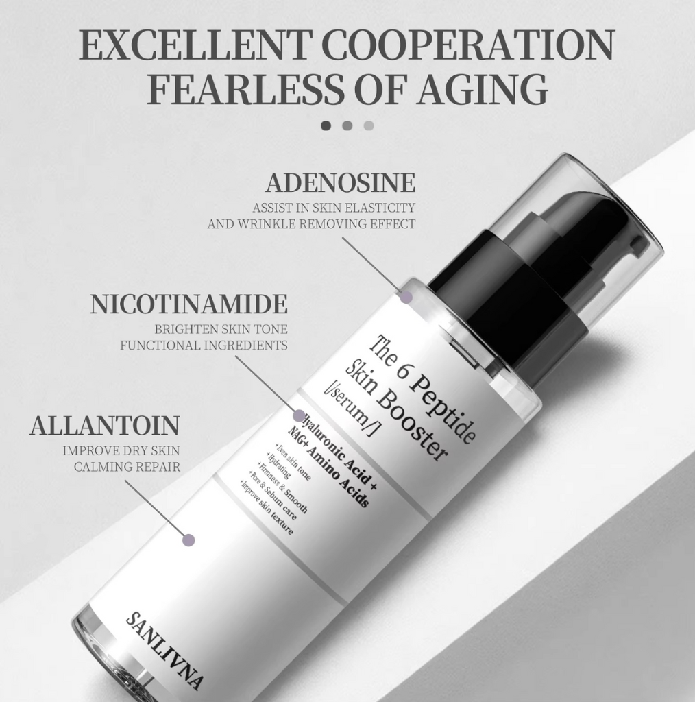The 6 Peptide Skin Booster Serum Anti-Aging & Hydrating