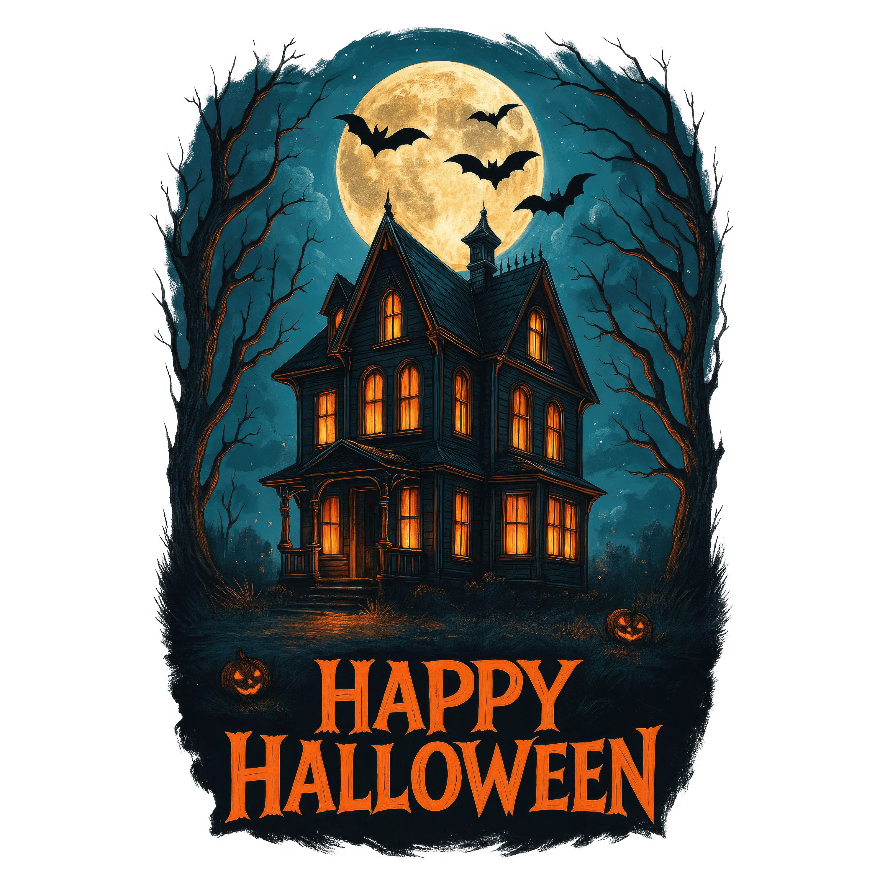 Halloween Sign Spooky and Cute (Multiple Designs and Sizes Available)