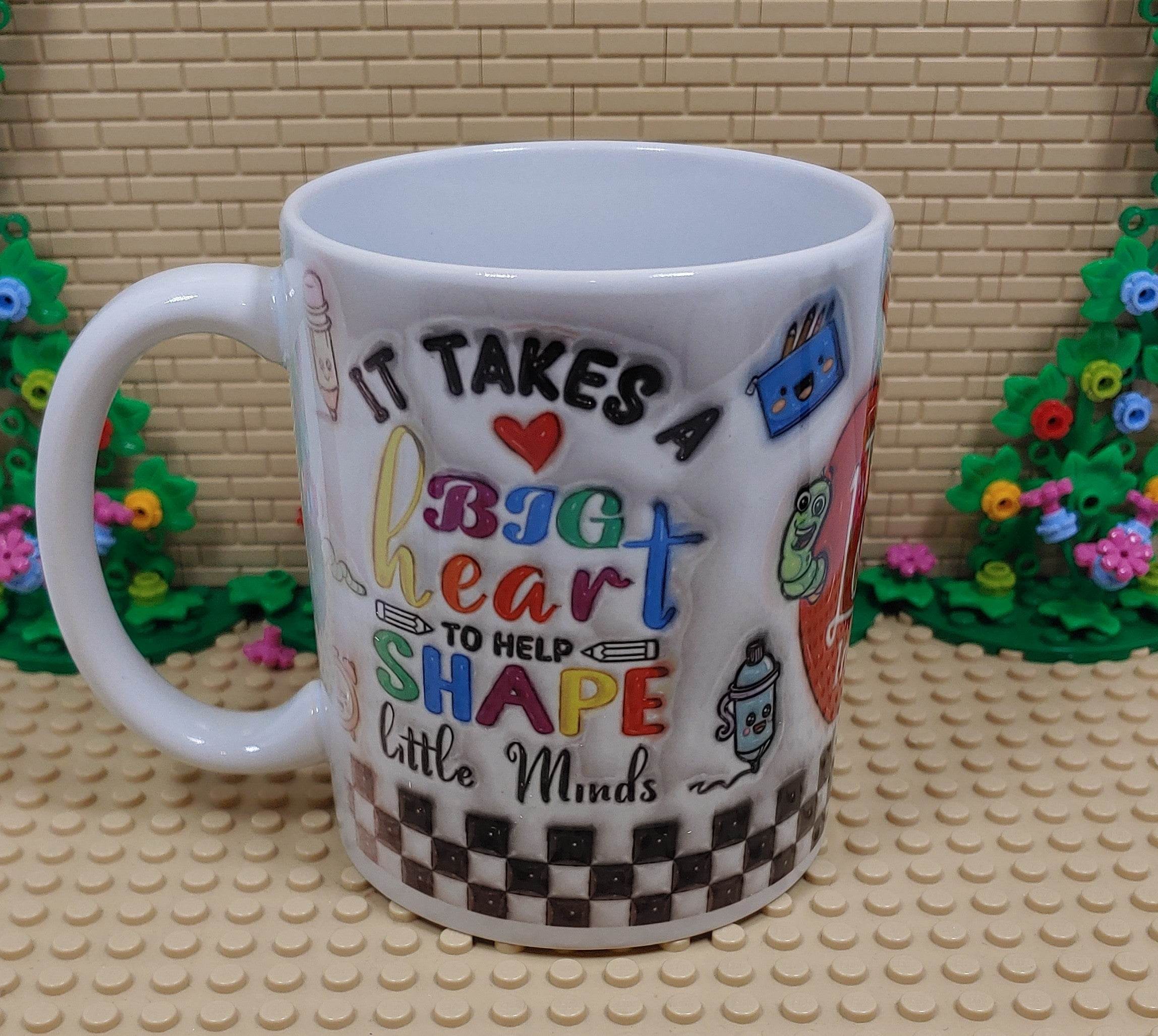 Inflated Teacher Themed Coffee Mug