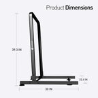 DeerRun Q1 Urban Mini Under-Desk Treadmill with Remote Control