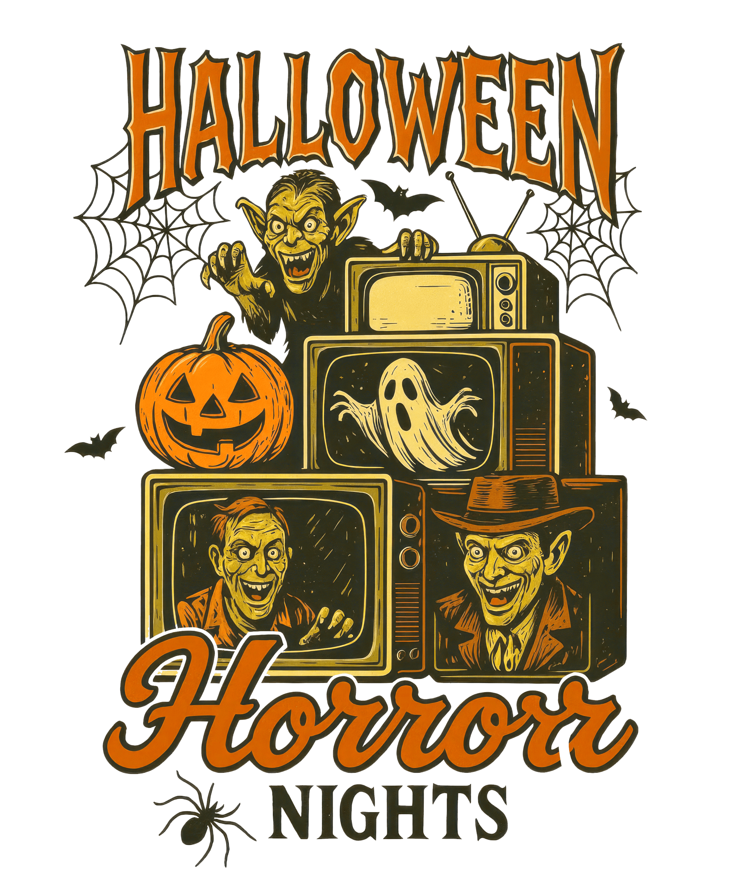 Spooky and Cute Halloween Sign (Multiple Designs and Sizes Available)
