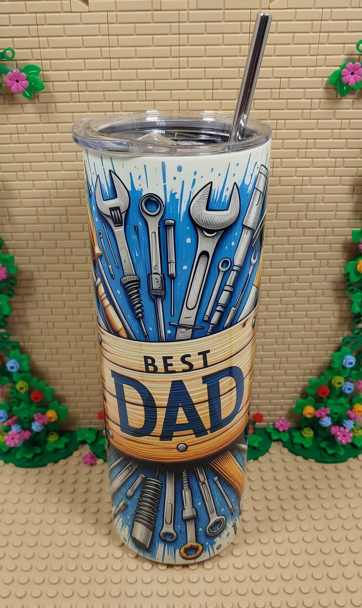 Best Dad with Tools Tumbler