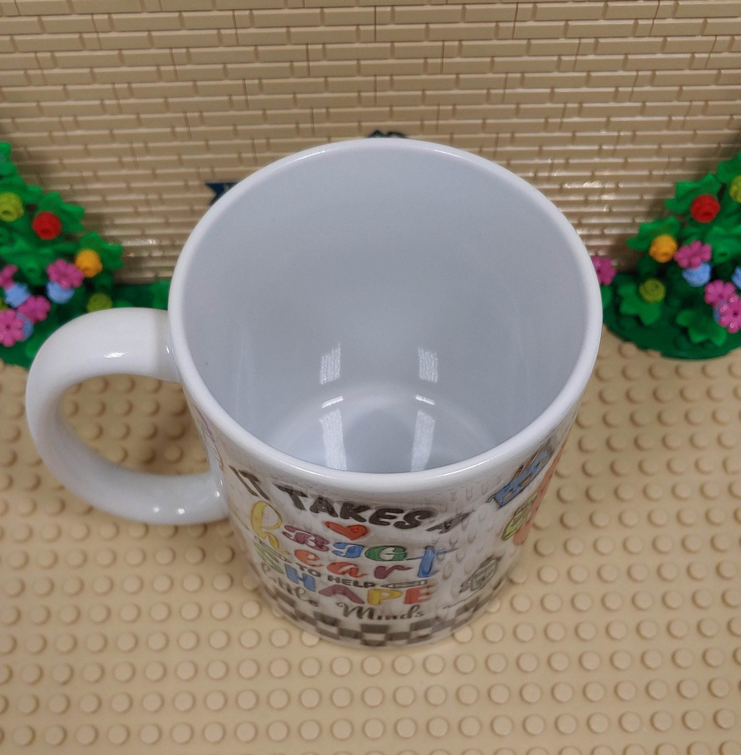 Inflated Teacher Themed Coffee Mug
