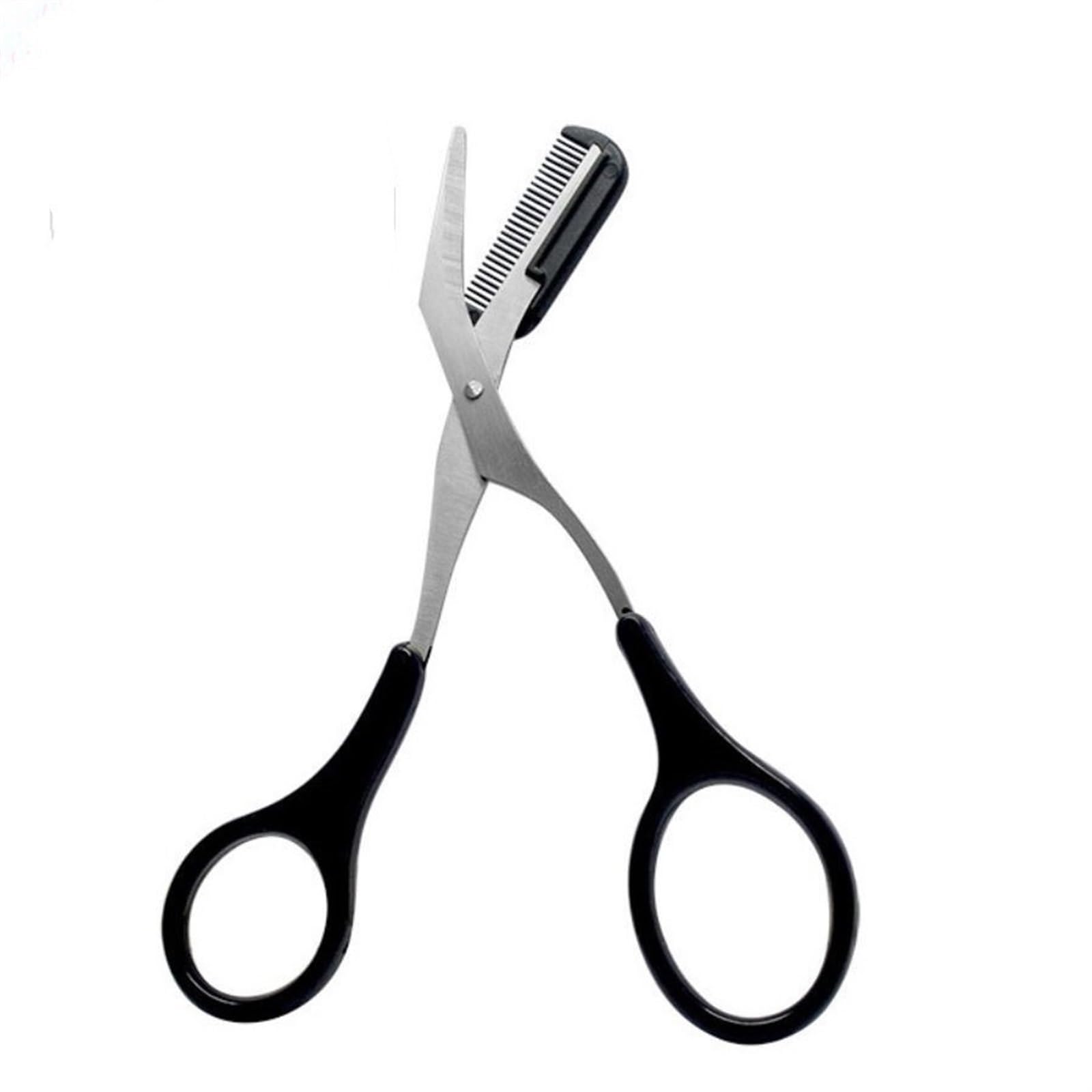 Professional Eyebrow Trimmer Scissors with Comb