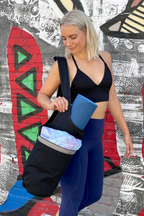 JupiterGear Yoga Mat Carrying Tote Bag with Large Size Pockets | Multipurpose and Fit Most Size Mats