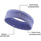 JupiterGear Sport and Fitness Sweat Wicking Fitness Headband  for Yoga, Running and Exercise