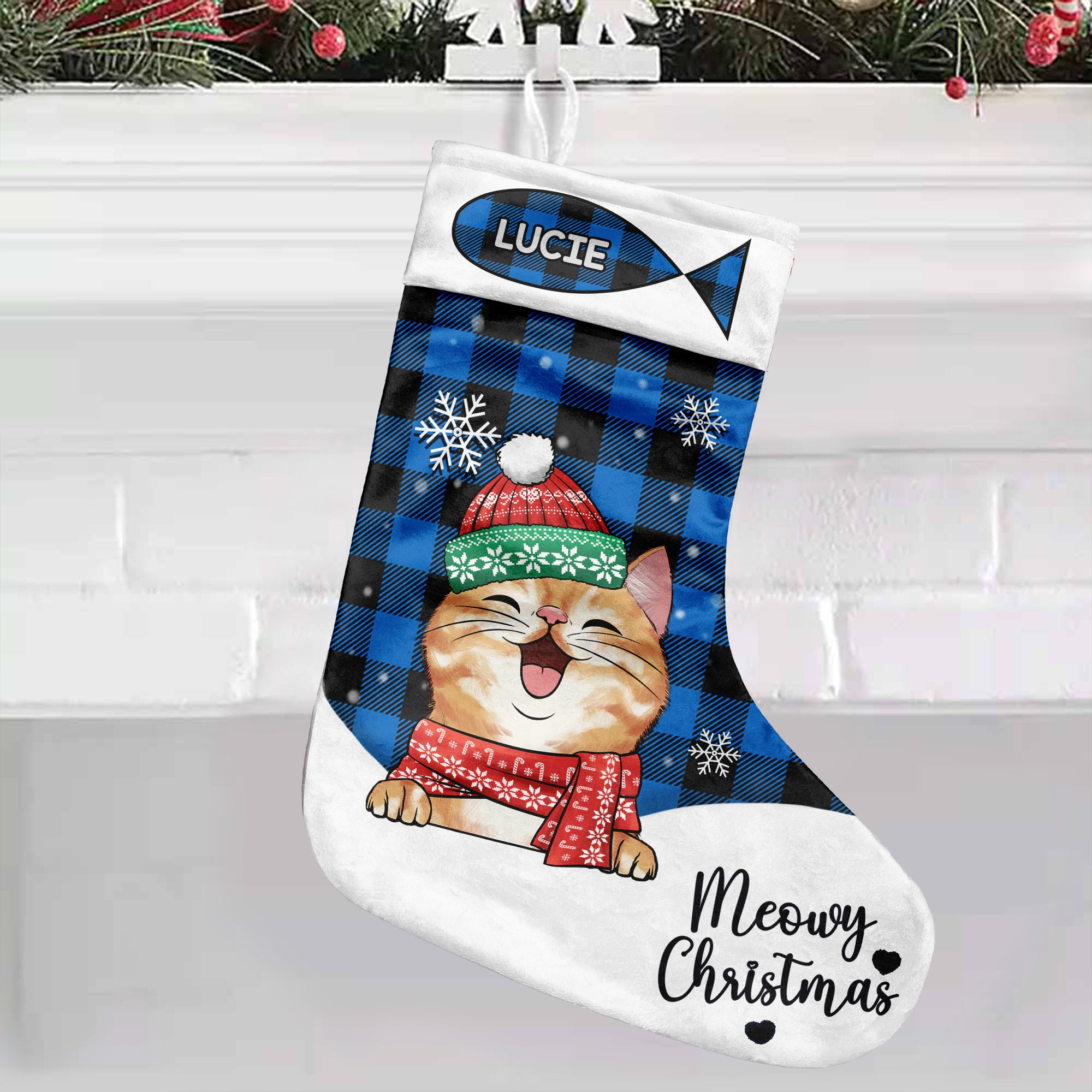 Merry Woofmas Stocking - Personalized Custom Christmas Gift For Dog Lovers