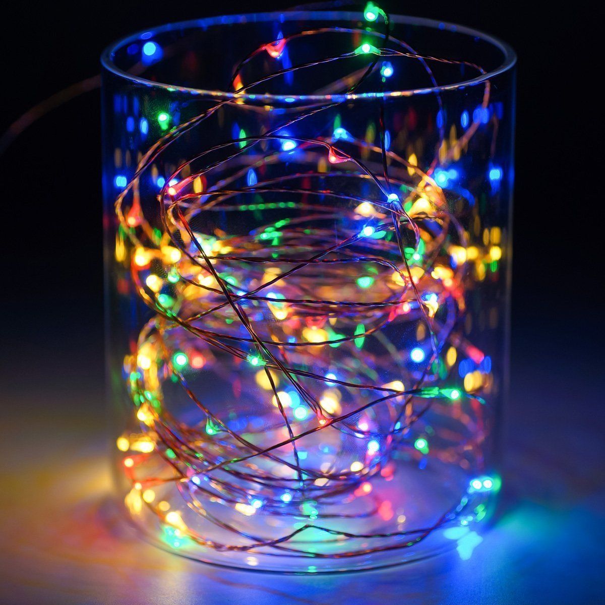 20 LED Silver Copper Mini String Light - Batteries Included