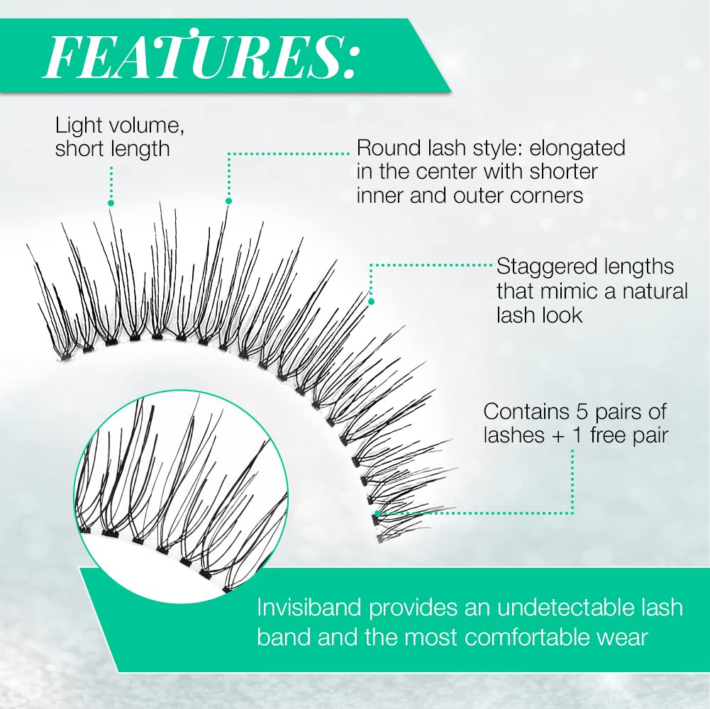 ARDELL Natural Eye - Lifting False Eyelashes (Multi-Pack)