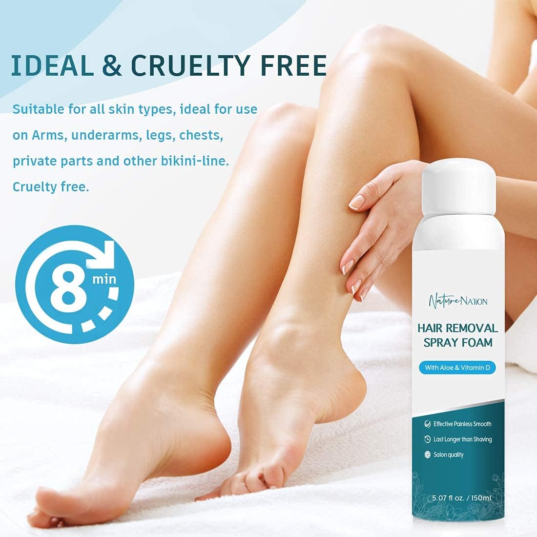 NATURE NATION Hair Removal Spray Foam