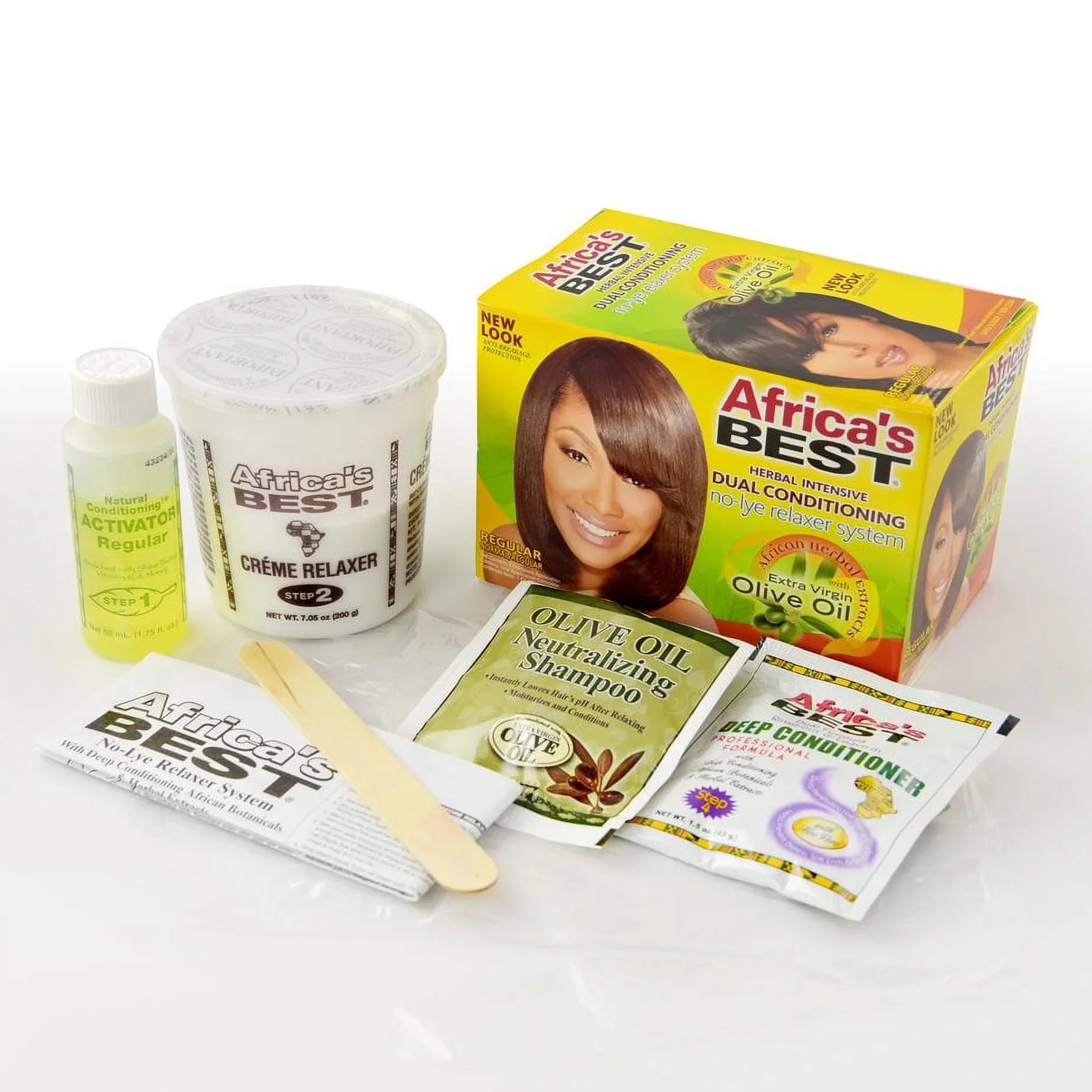 AFRICA'S Best No-Lye Hair Relaxer Kit Regular
