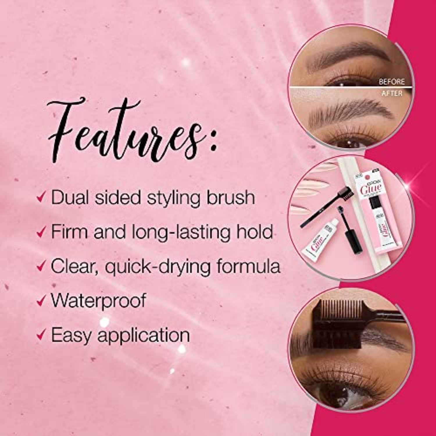 ARDELL Brow Glue Instant Lamination Lift + Styling Tool