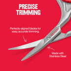 REVLON Nail Grooming Scissors, Curved Blade